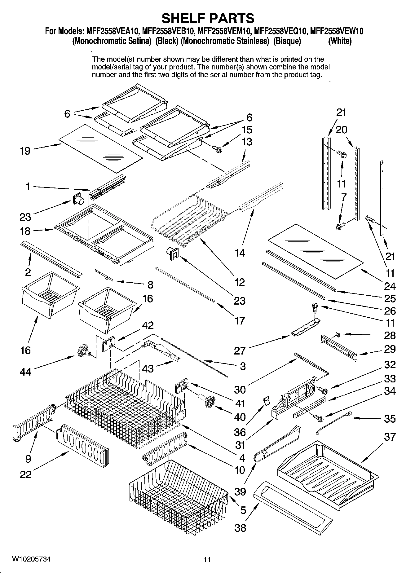 07 - SHELF PARTS