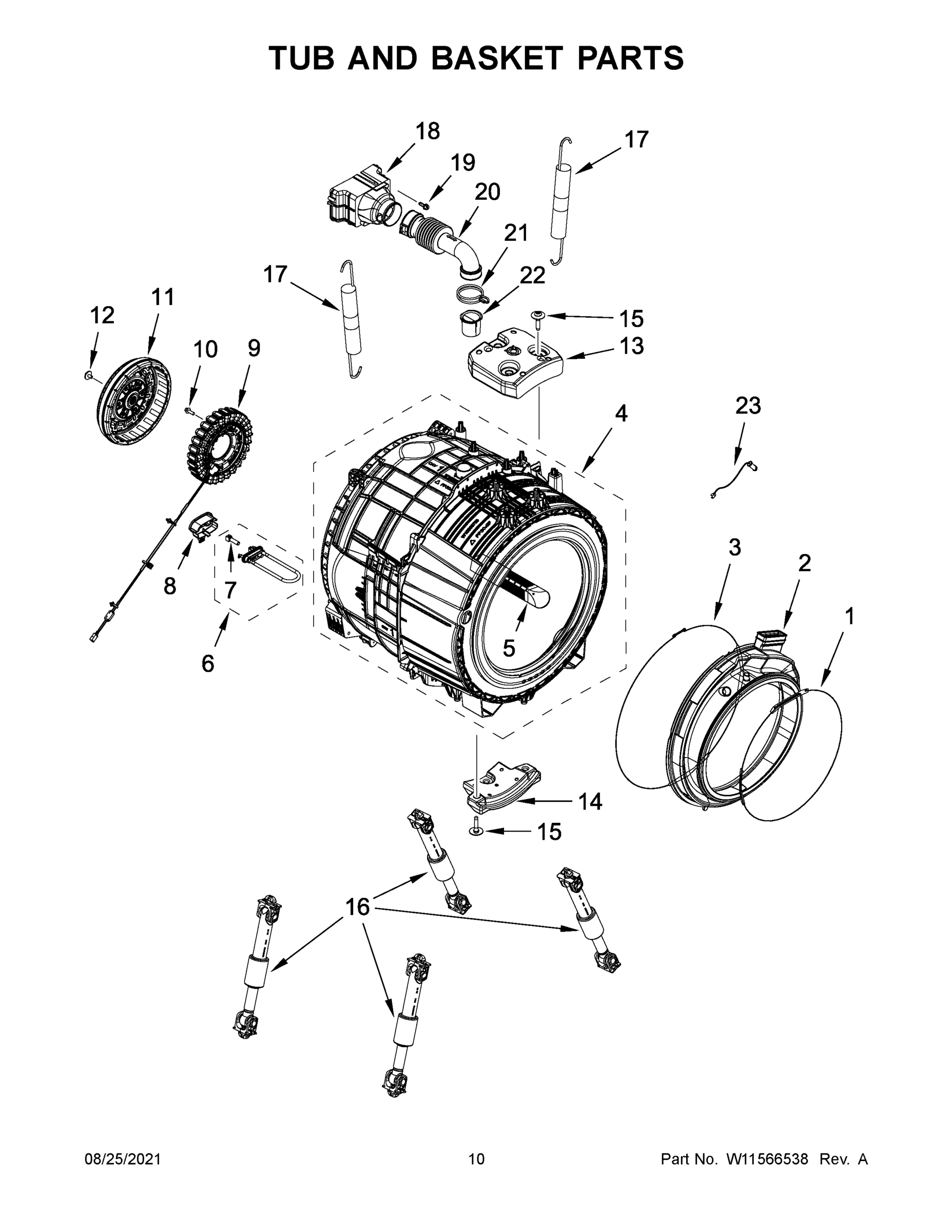 06 - TUB AND BASKET PARTS