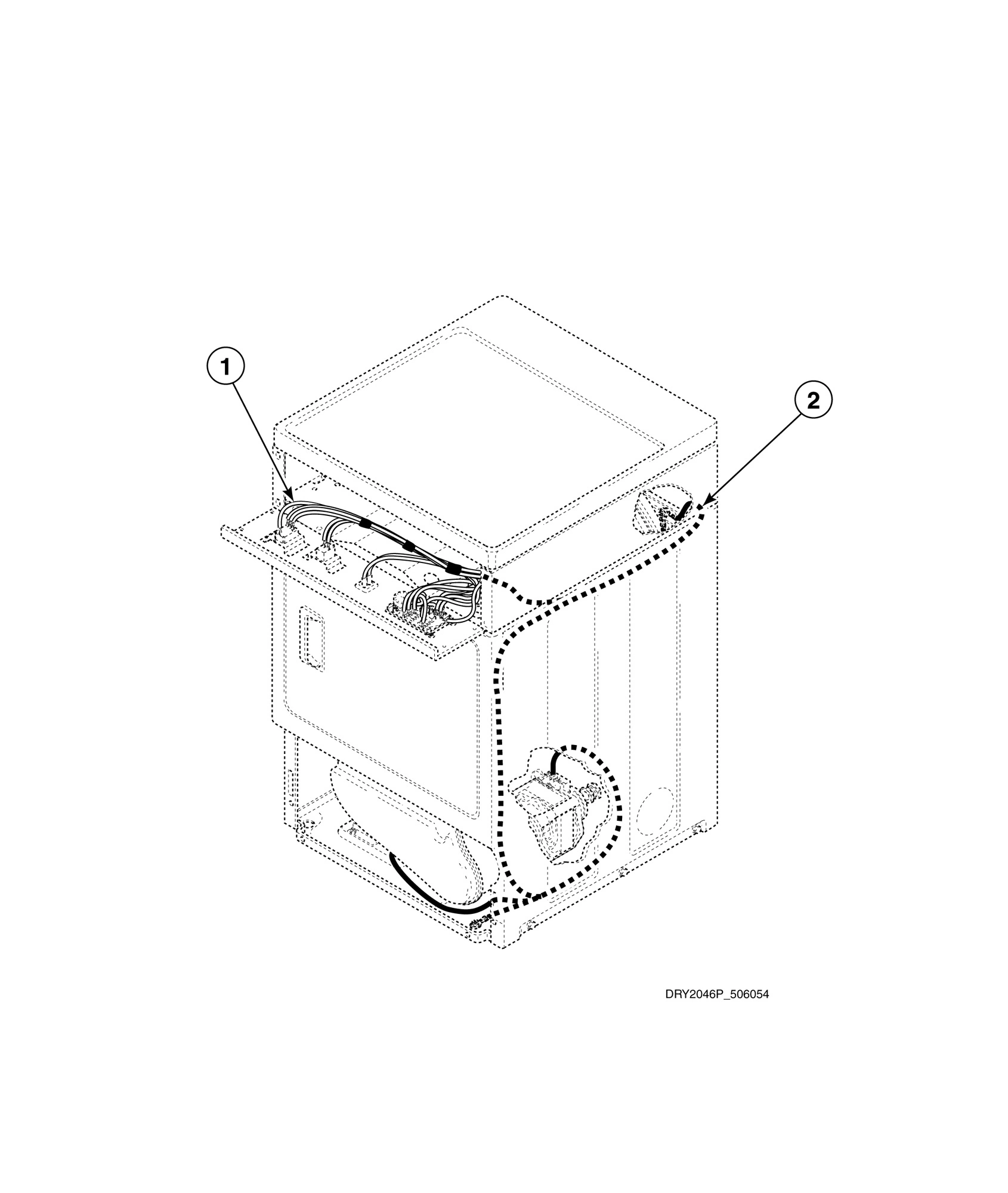 Wire Harnesses and Wires - Front Control Models (Drawing 1 of 5)