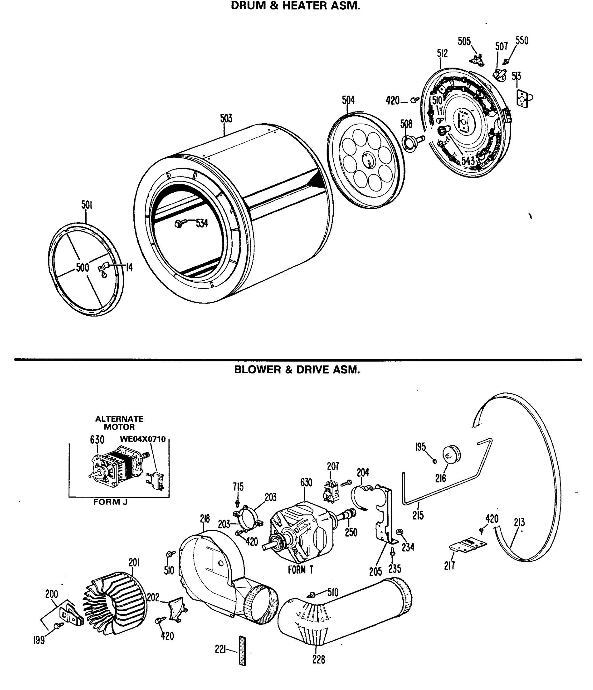 DRUM & HEATER ASM.