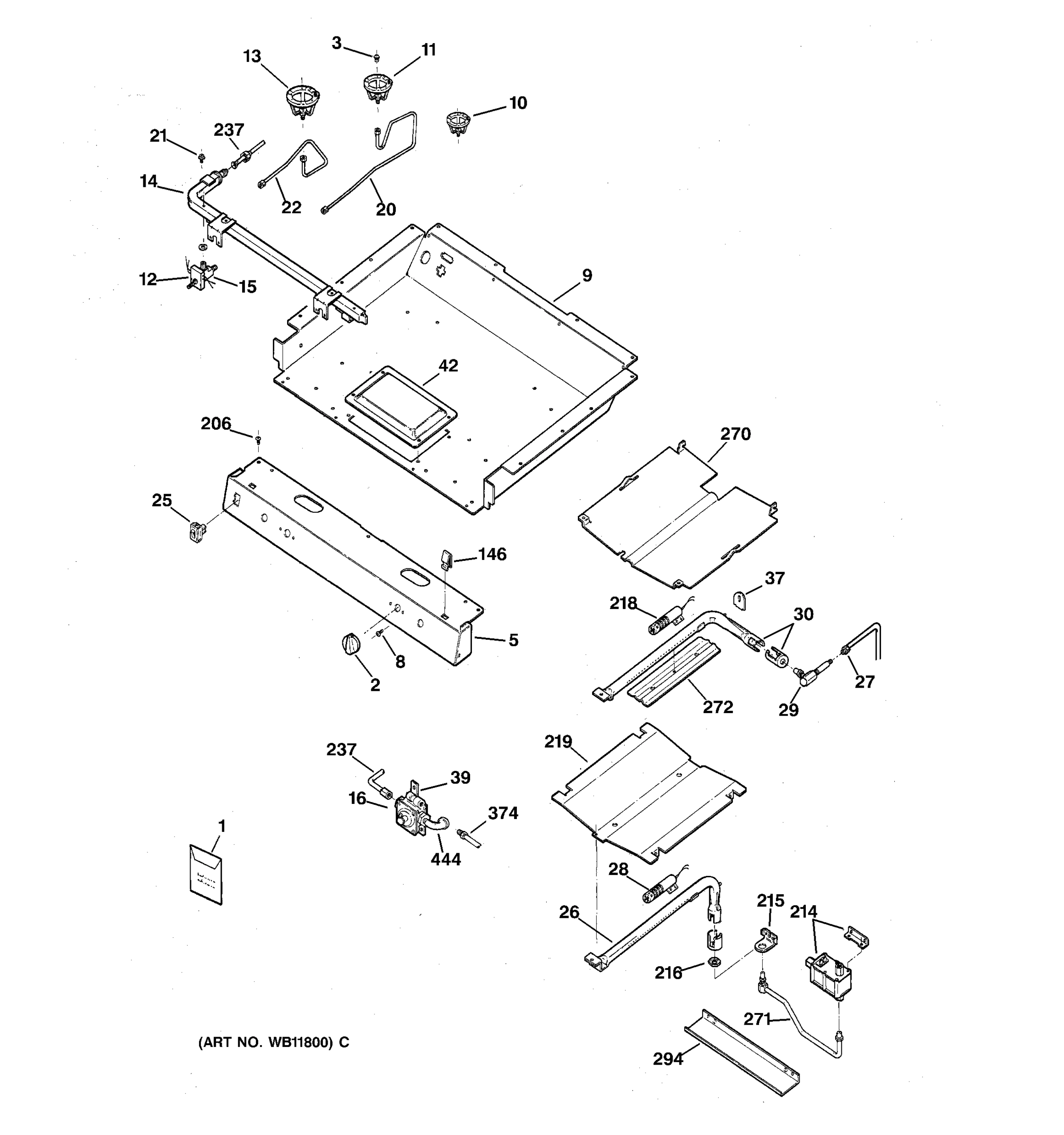 GAS BURNER PARTS