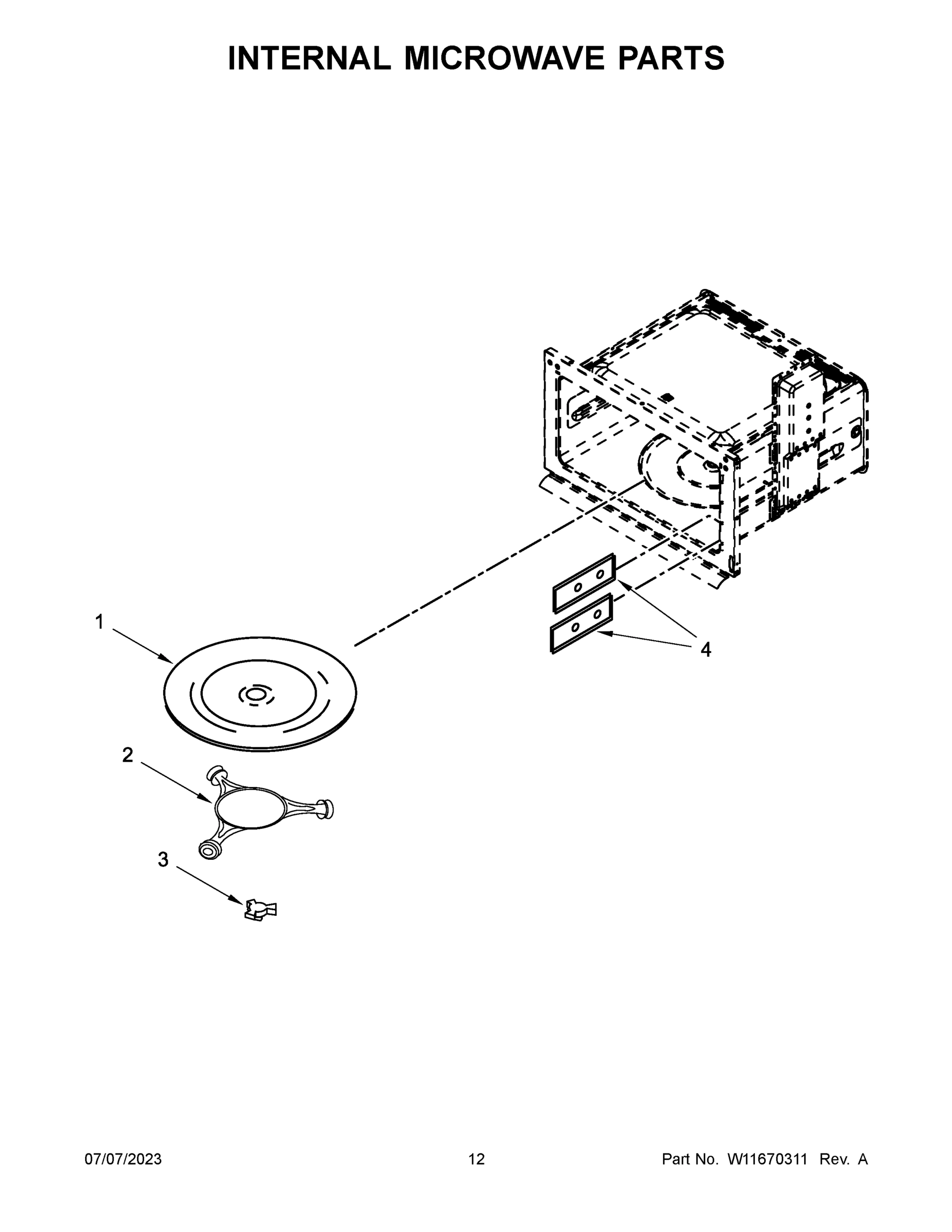 07 - INTERNAL MICROWAVE PARTS