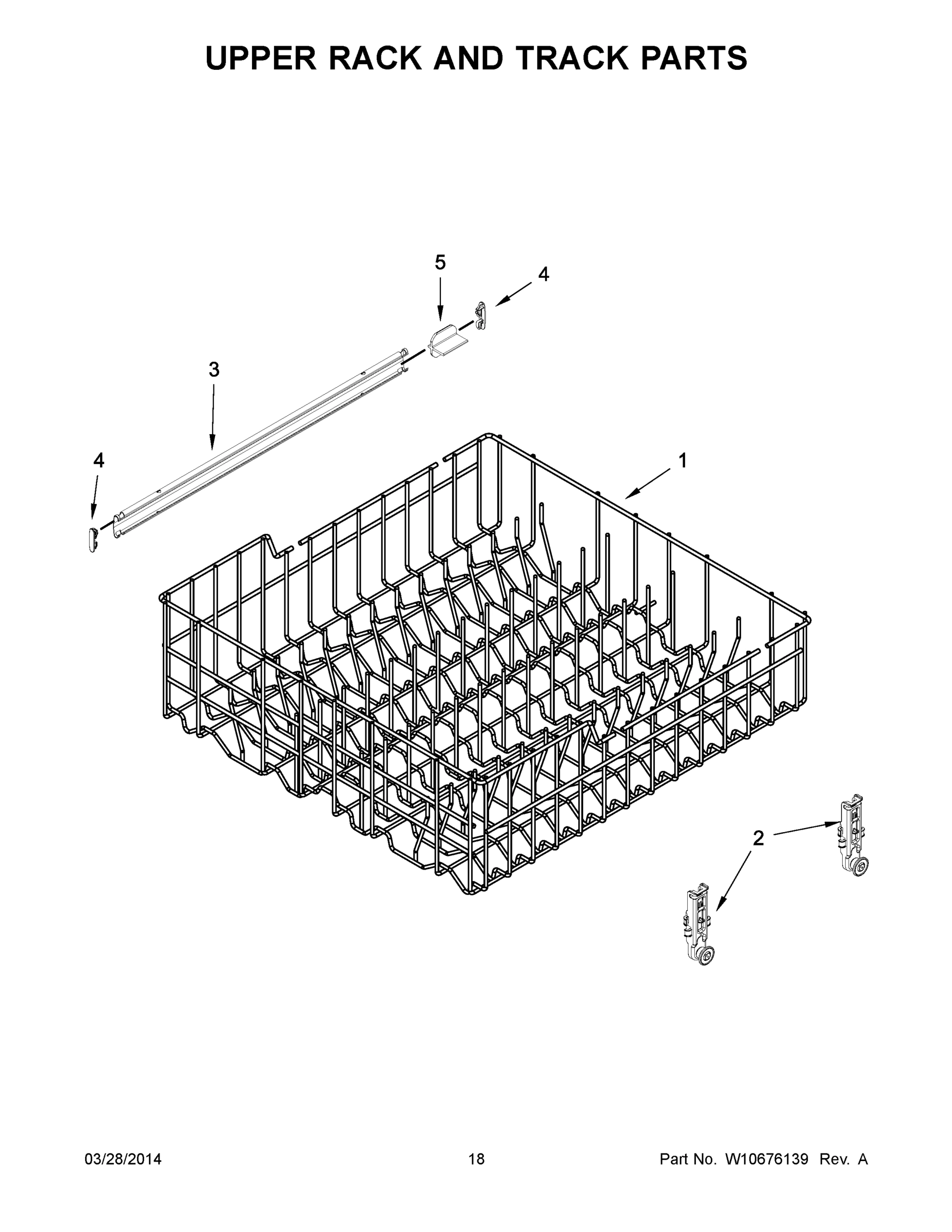 10 - UPPER RACK AND TRACK PARTS