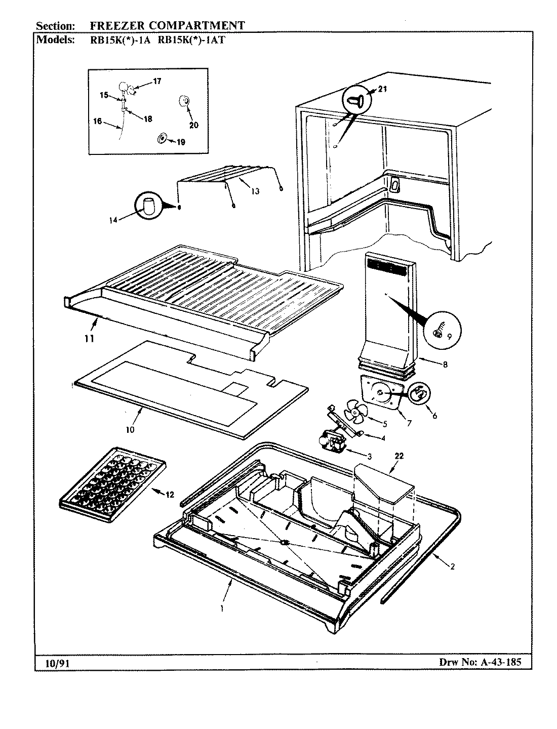 01 - FREEZER COMPARTMENT