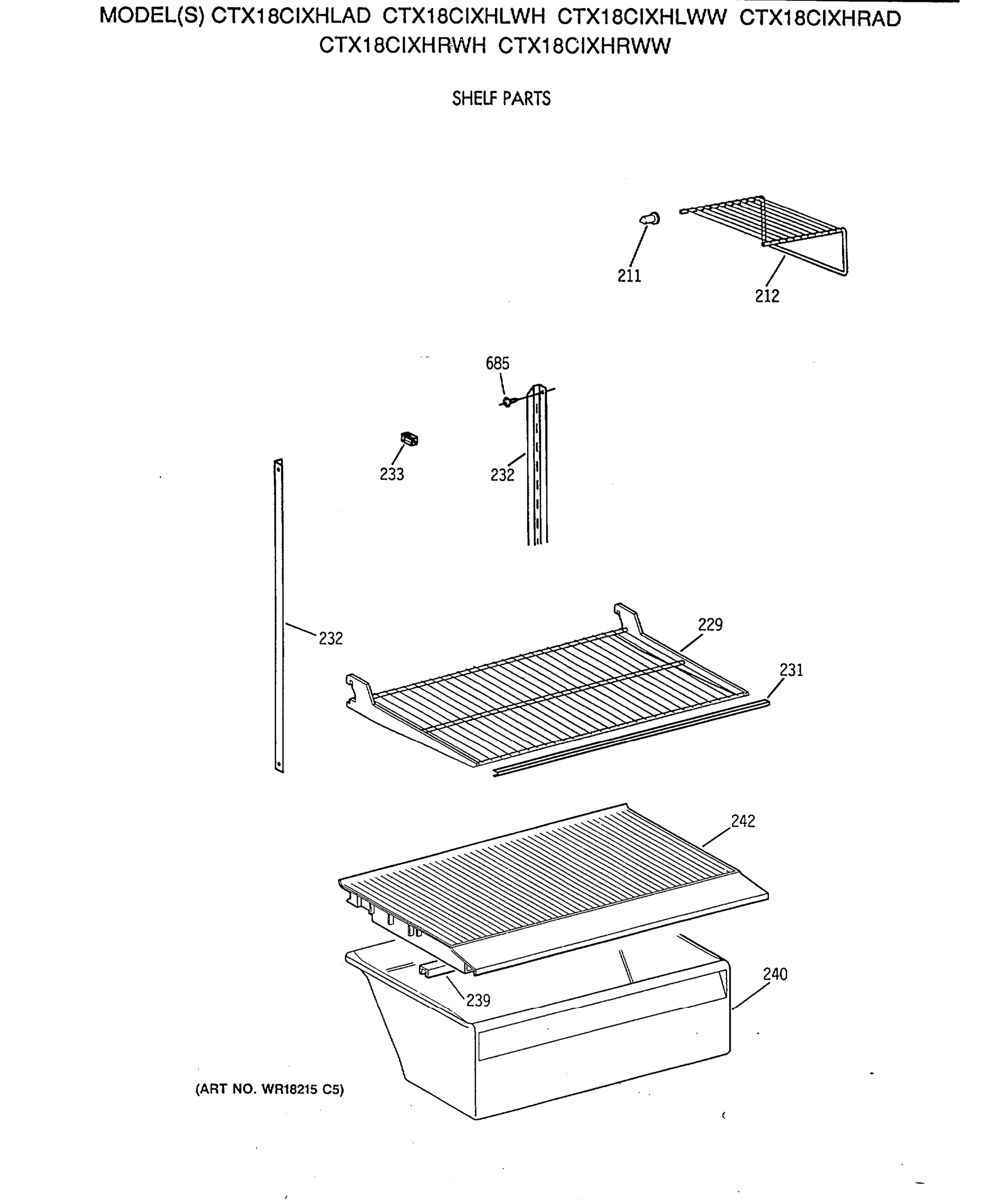 SHELF PARTS