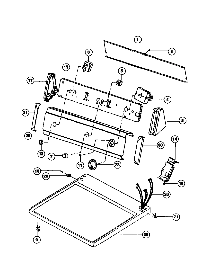04 - CONTROL PANEL, TOP PANEL