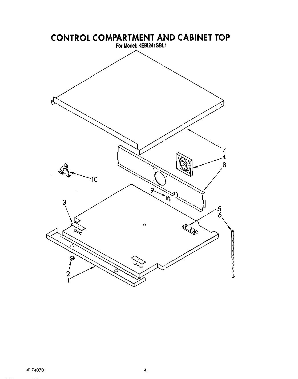 04 - CONTROL COMPARTMENT AND CABINET TOP