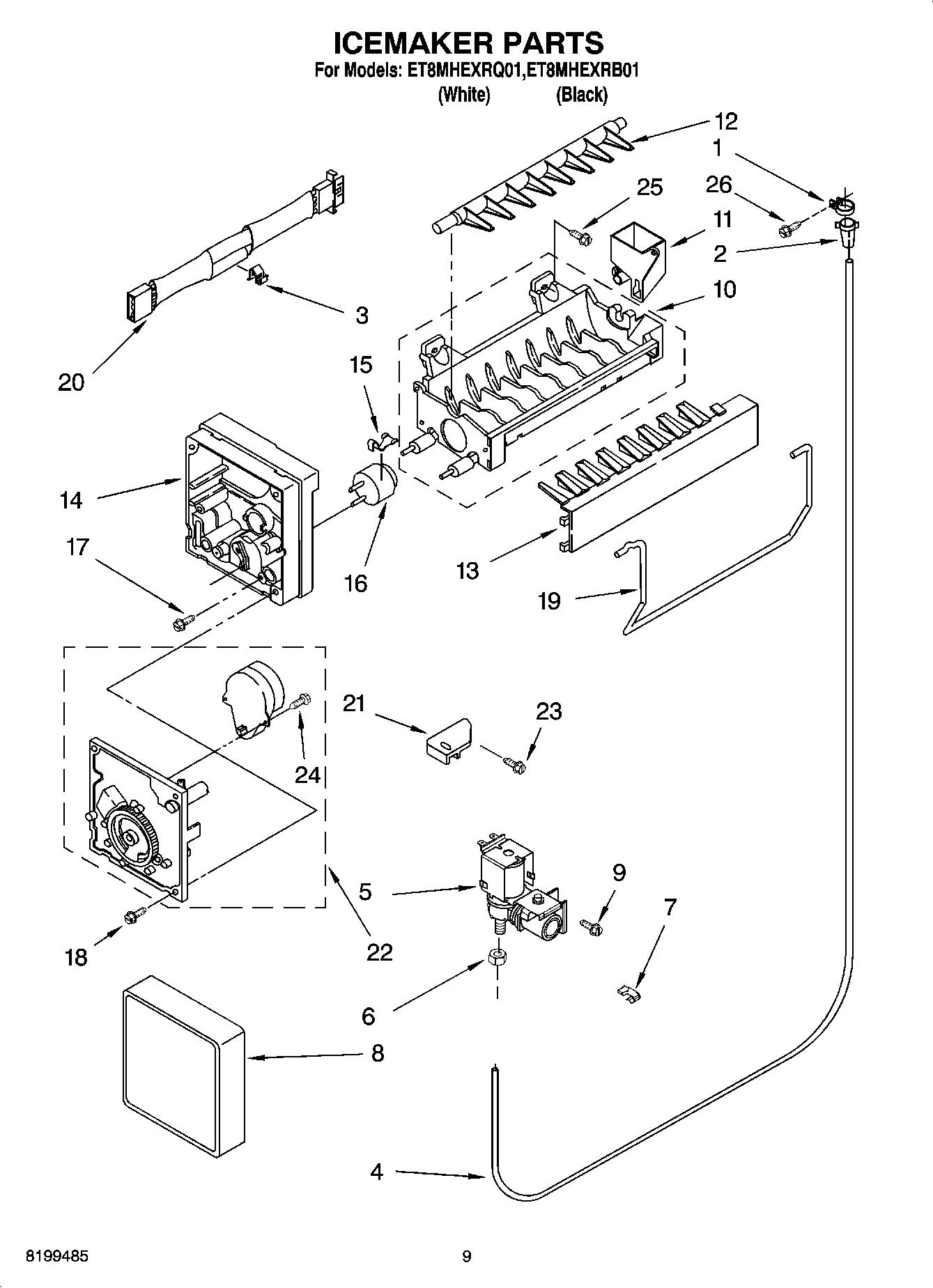 05 - ICEMAKER PARTS