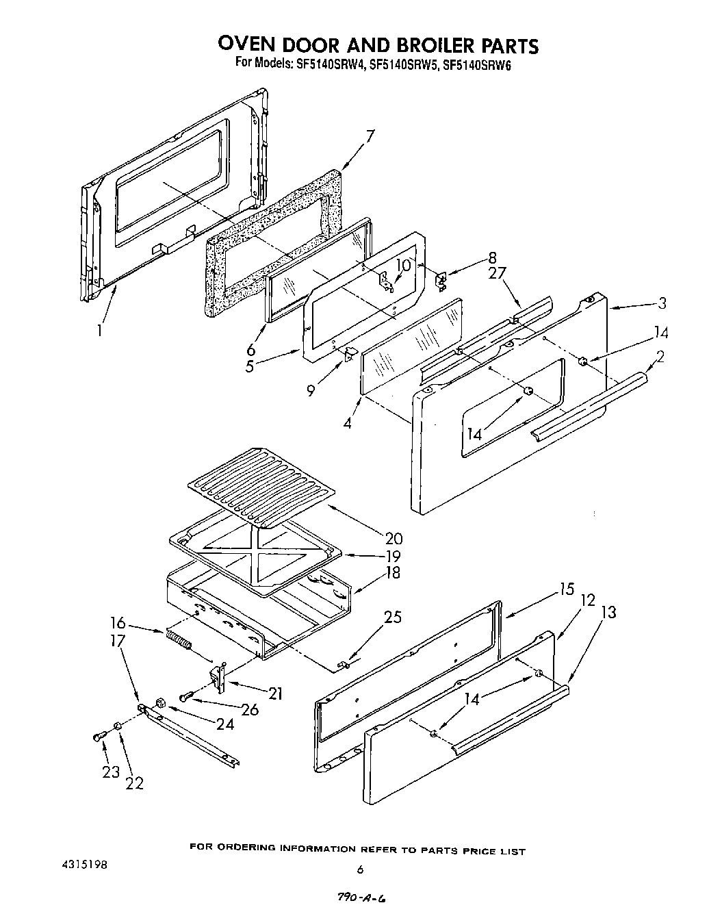06 - OVEN DOOR AND BROILER