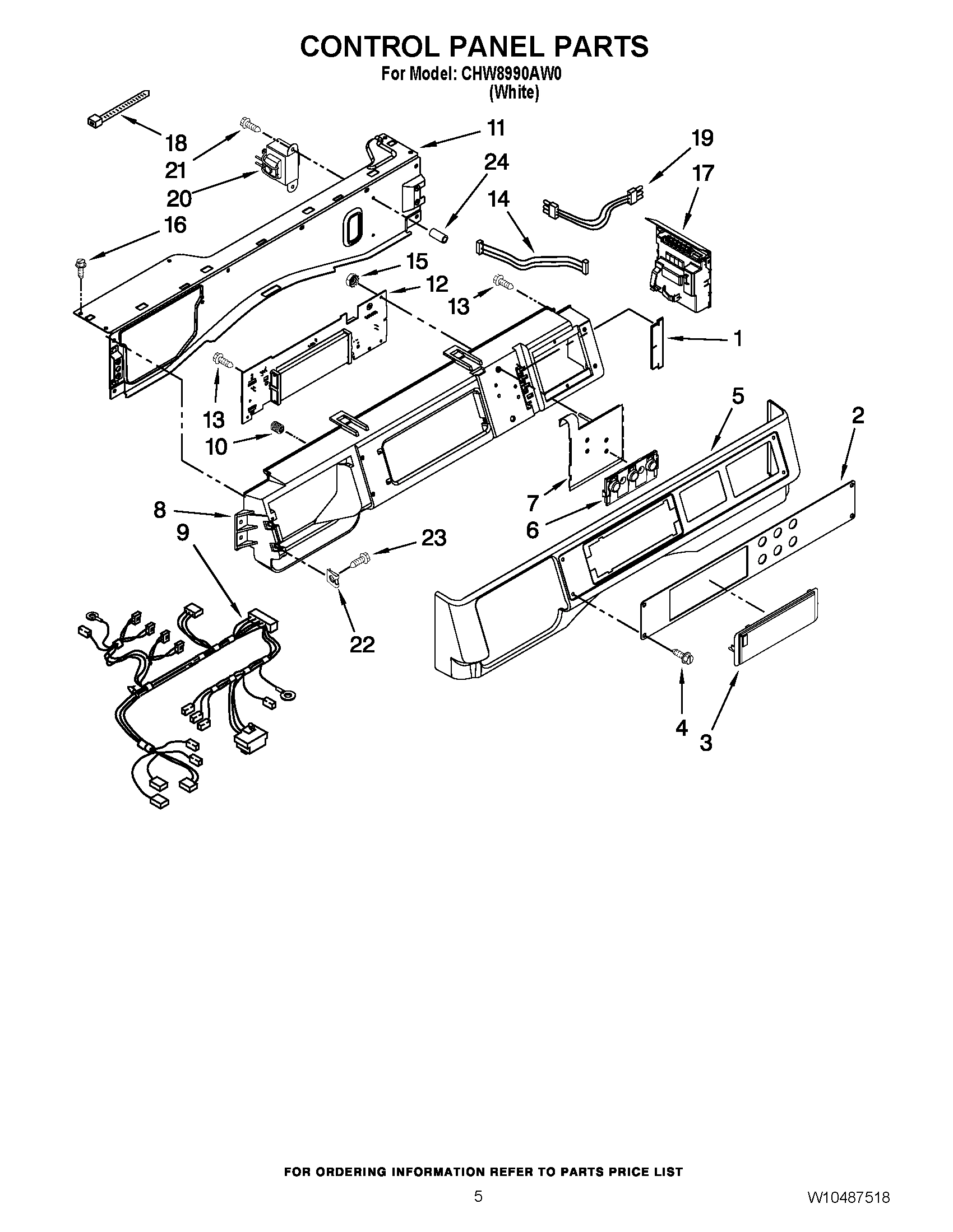 03 - CONTROL PANEL PARTS