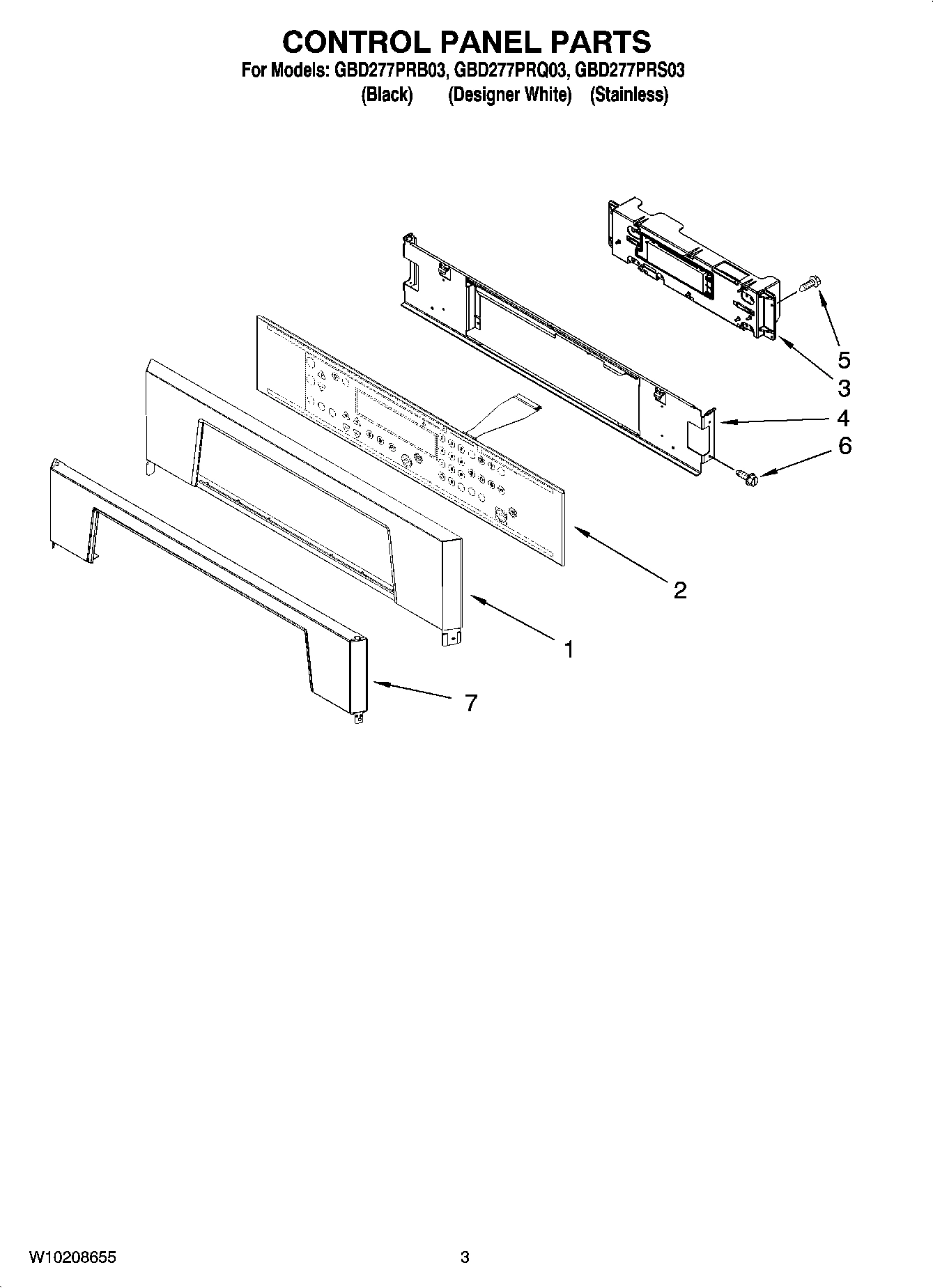 02 - CONTROL PANEL PARTS