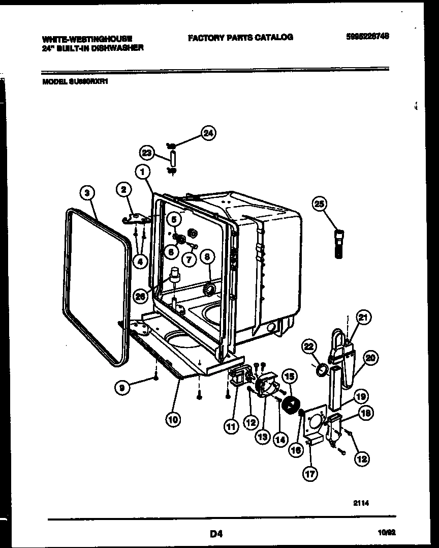 05 - TUB AND FRAME PARTS