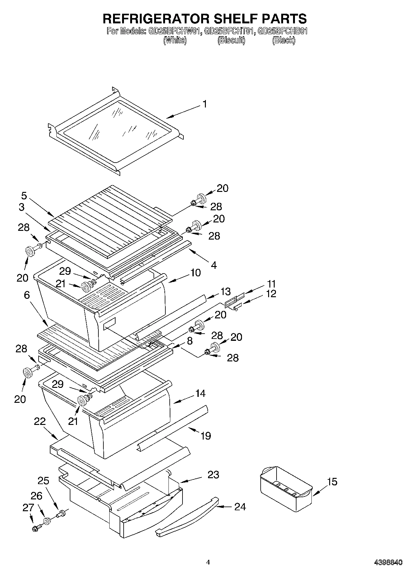 03 - REFRIGERATOR SHELF