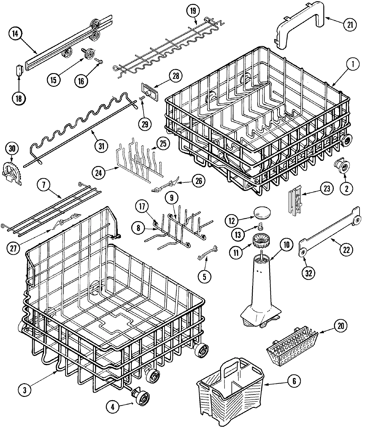 05 - TRACK & RACK ASSEMBLY