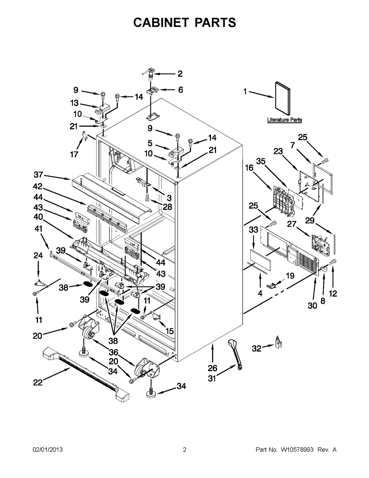 01 - CABINET PARTS