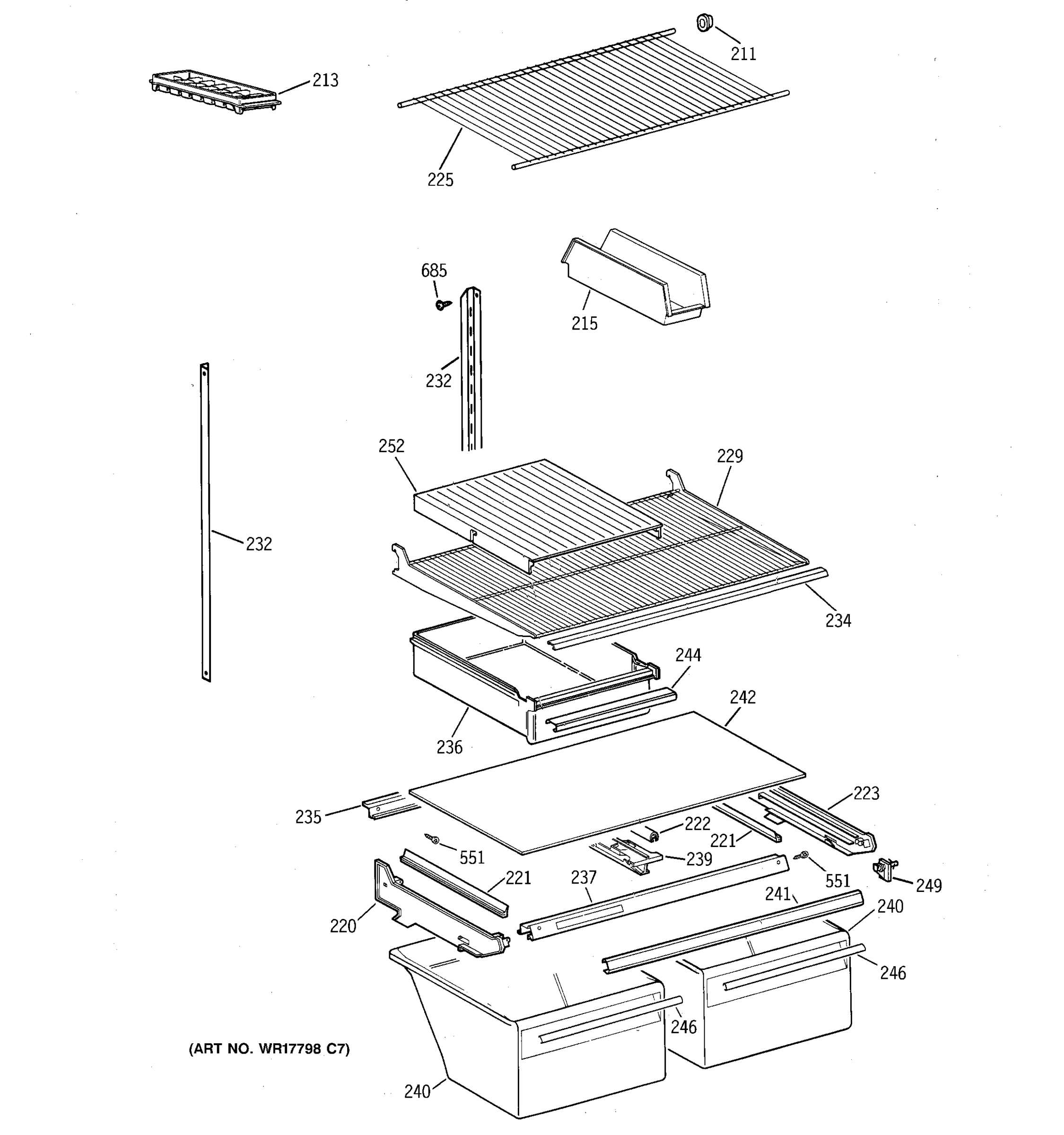 SHELF PARTS