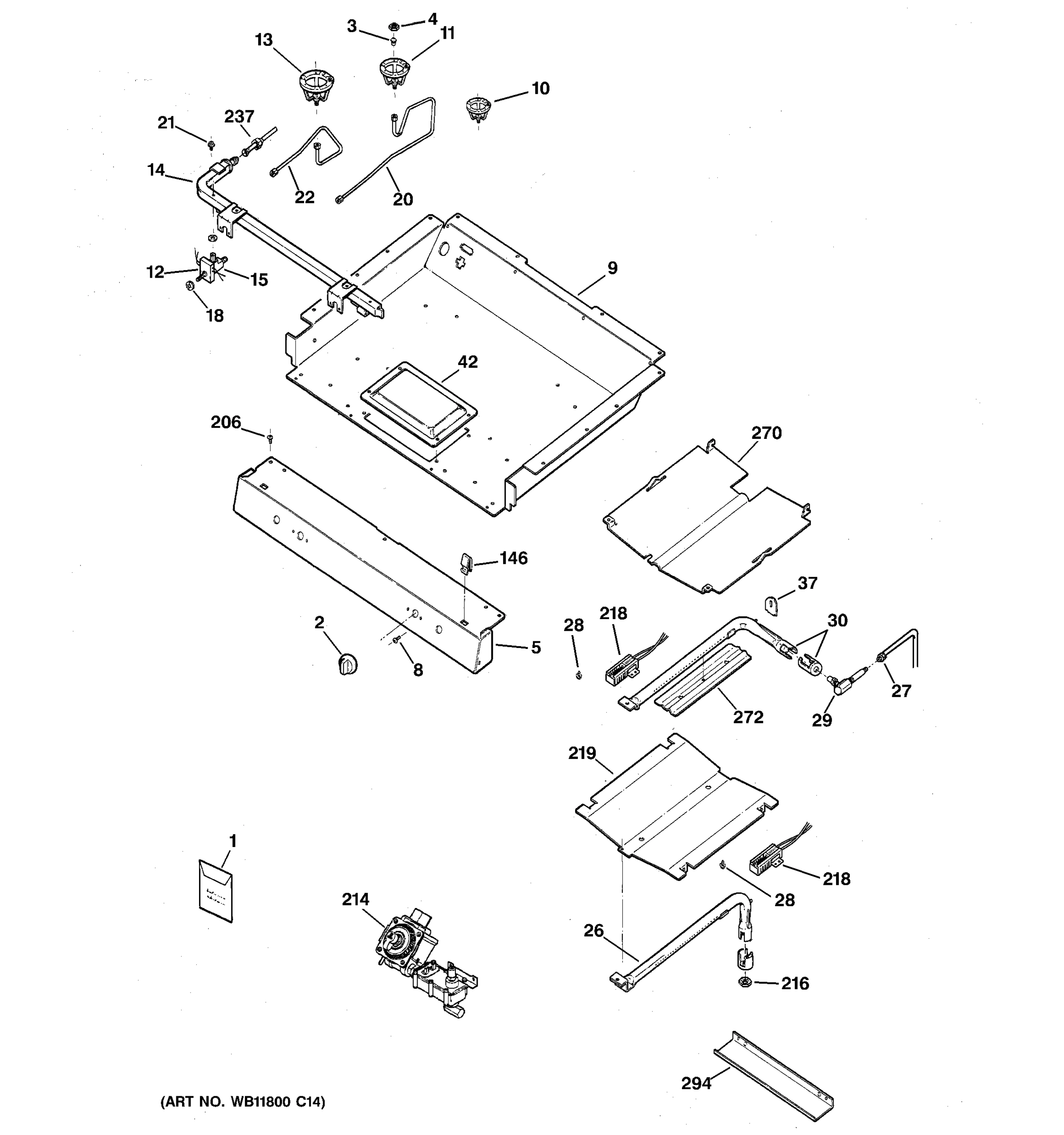 GAS & BURNER PARTS