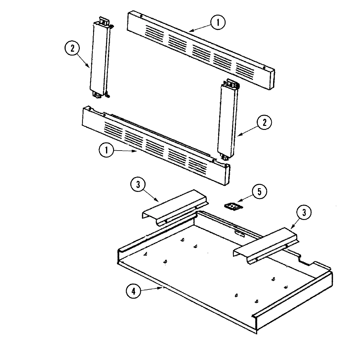 03 - 30`` BRAND MICROWAVE TRIM