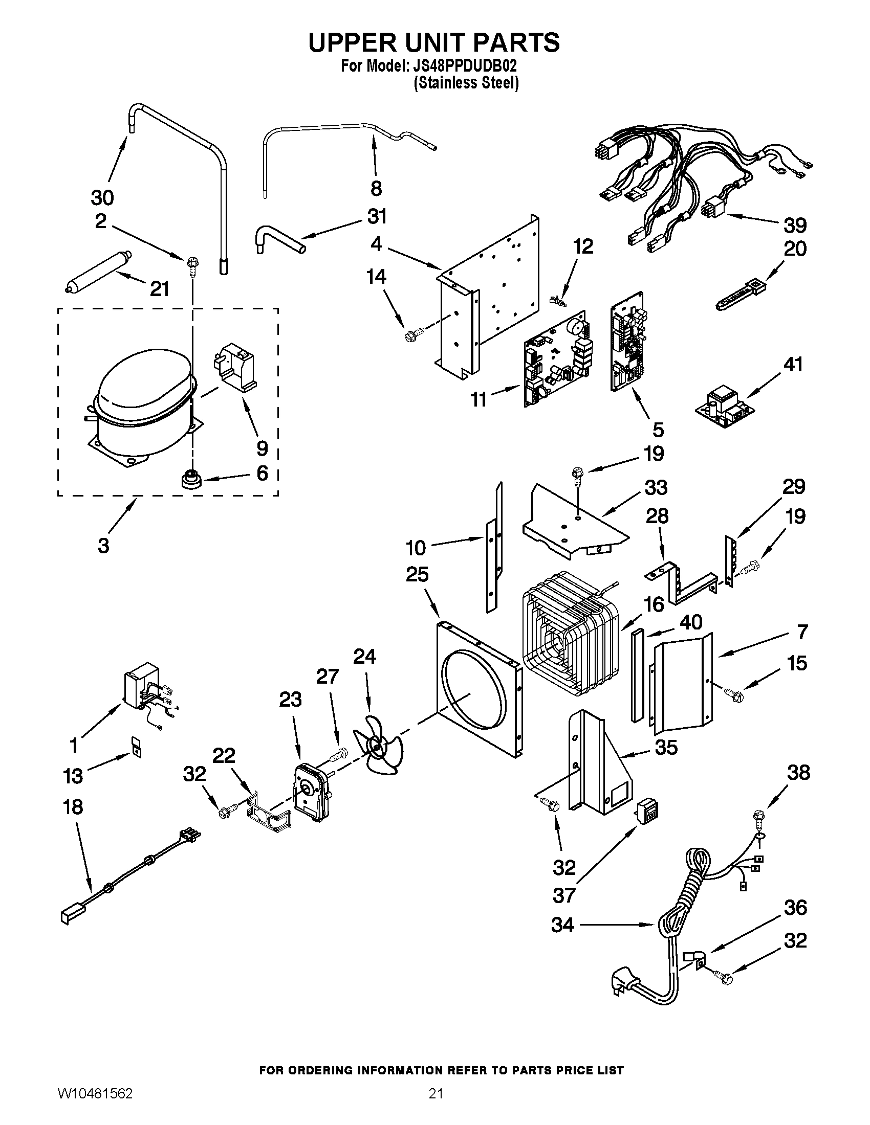13 - UPPER UNIT PARTS