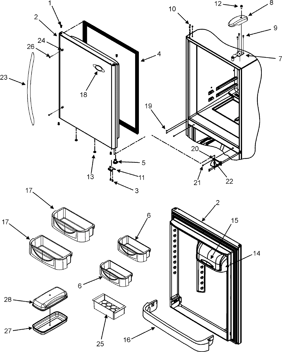 10 - REFRIGERATOR DOOR
