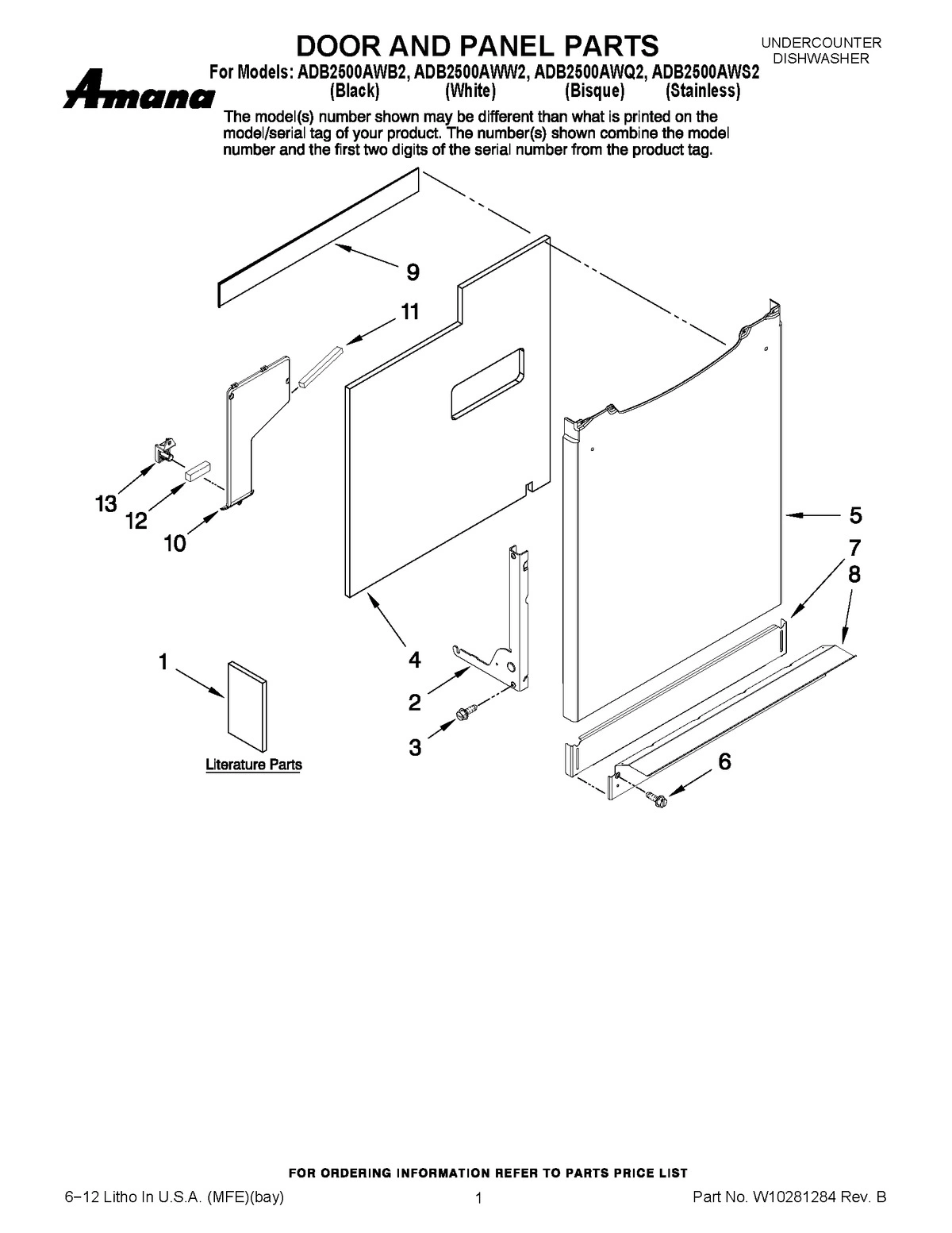 01 - DOOR AND PANEL PARTS