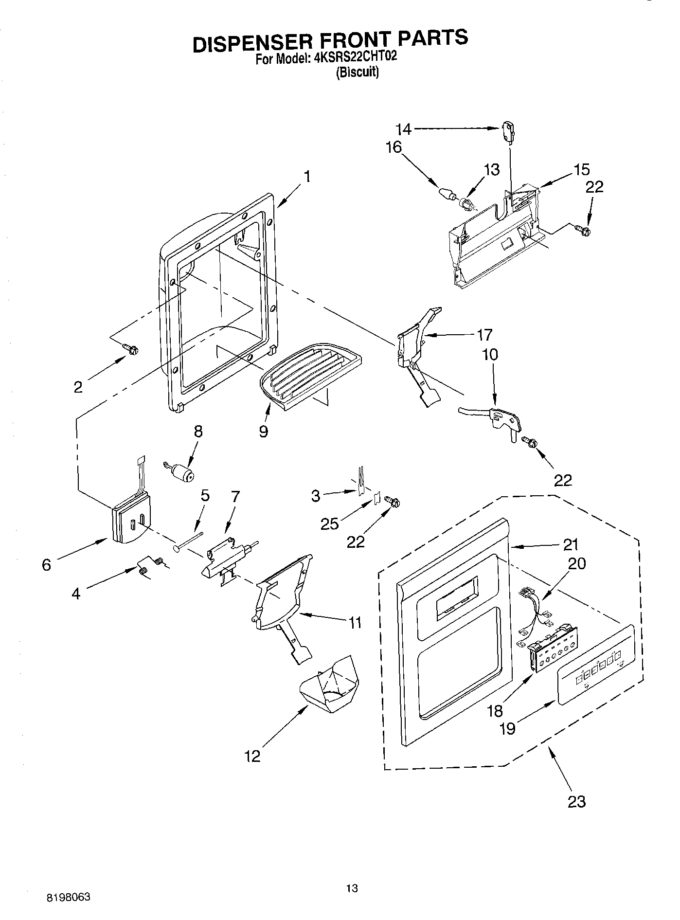 08 - DISPENSER FRONT
