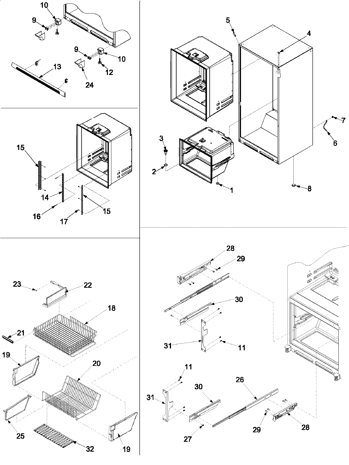 07 - INTERIOR CABINET & FREEZER SHELVING