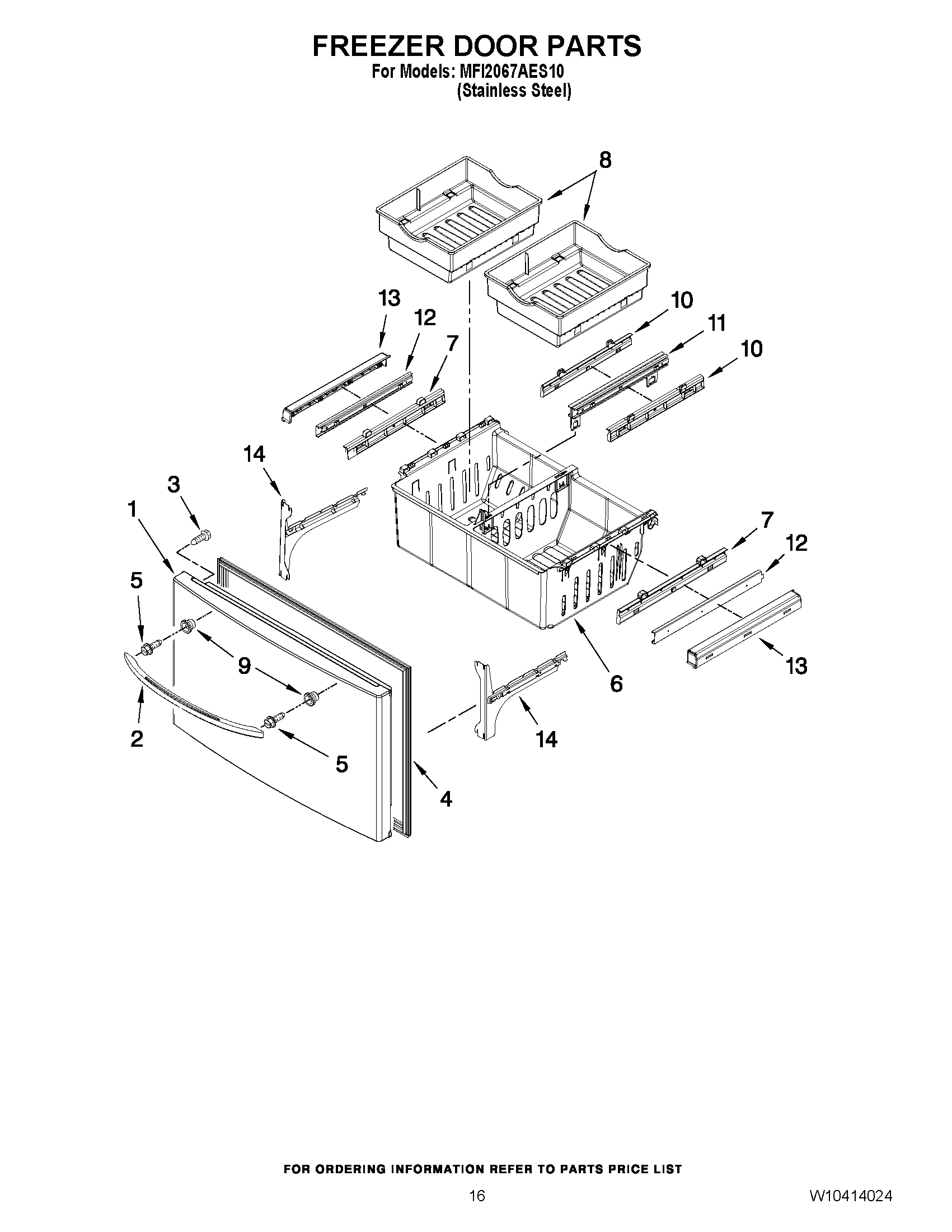 09 - FREEZER DOOR PARTS