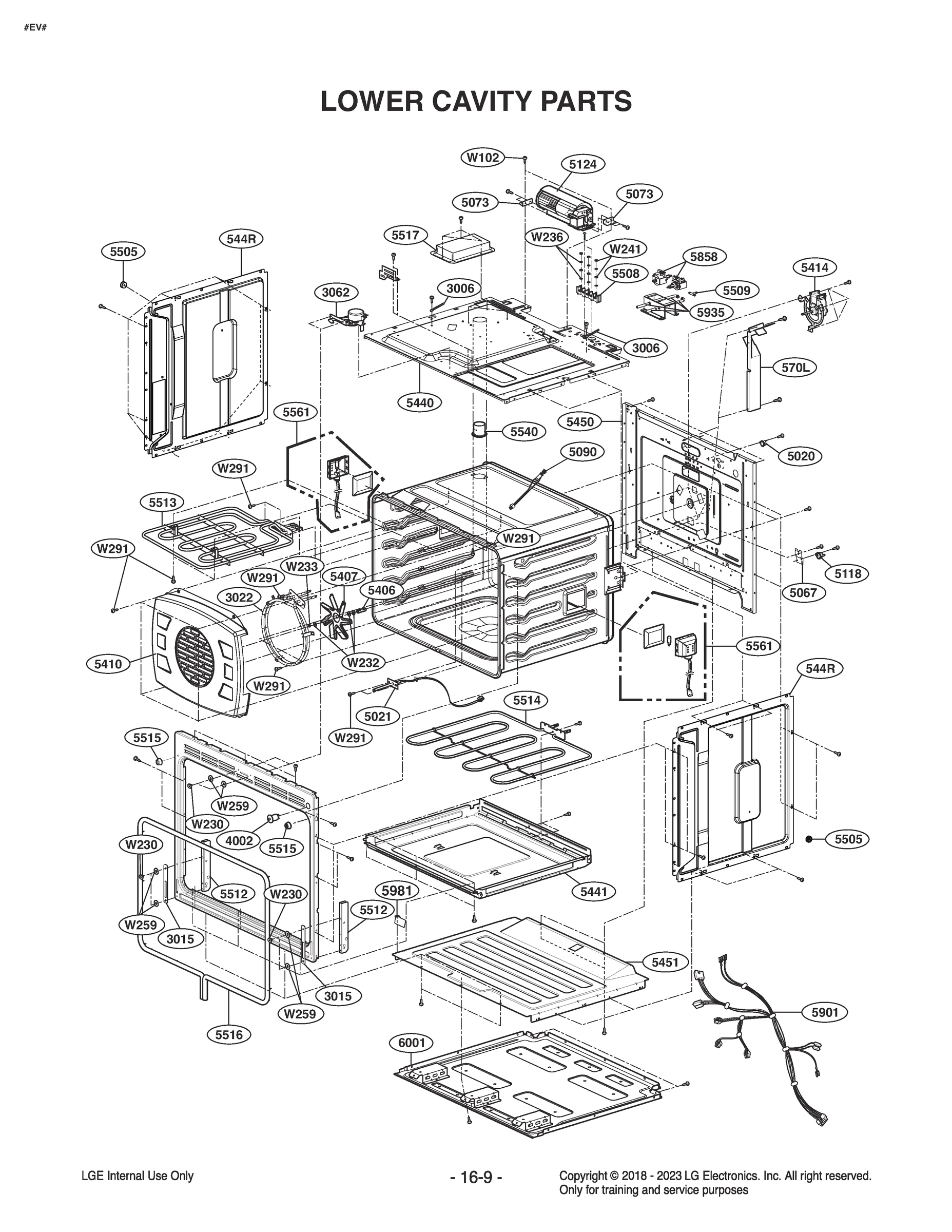 LOWER CAVITY PARTS