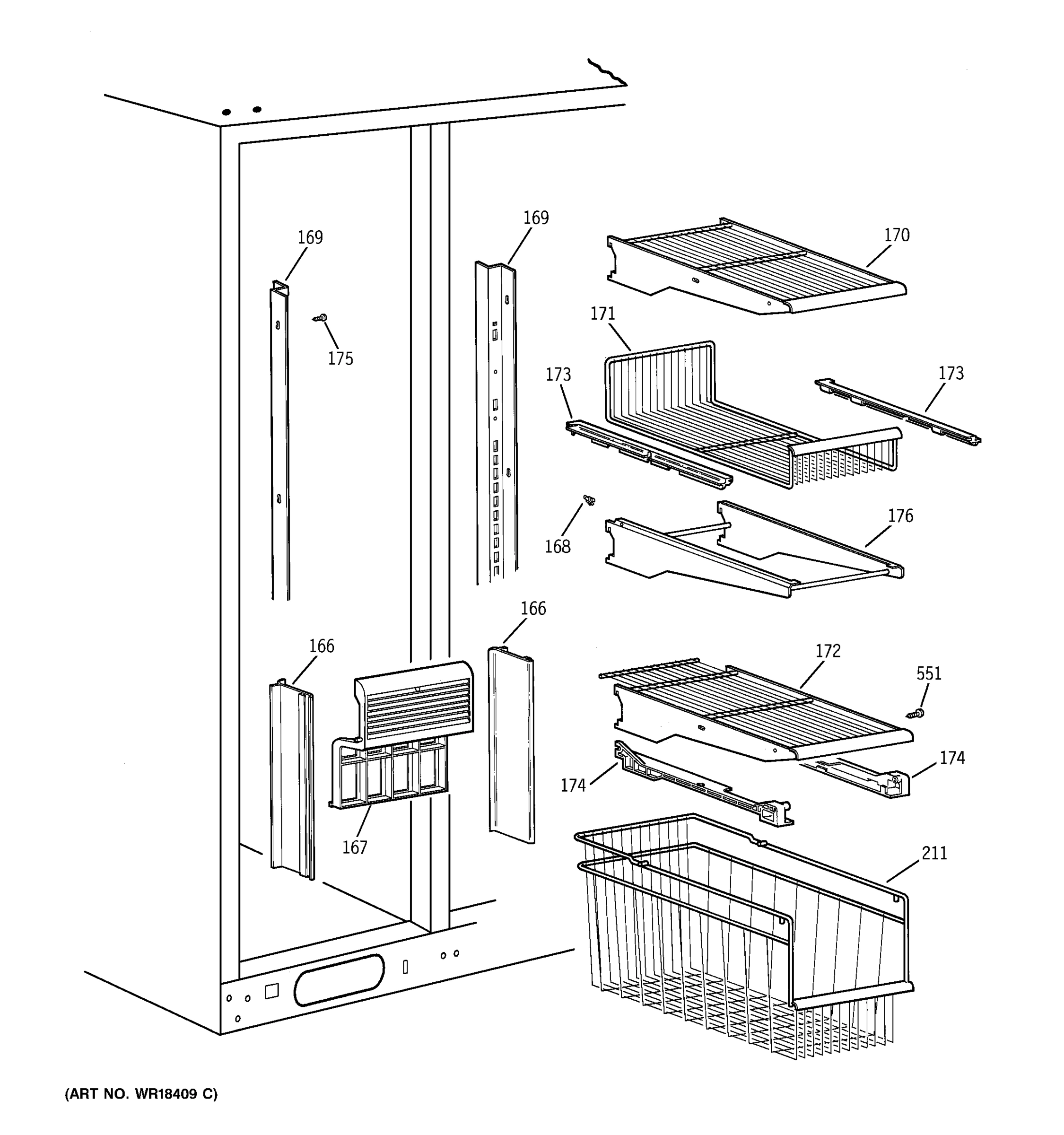 FREEZER SHELVES