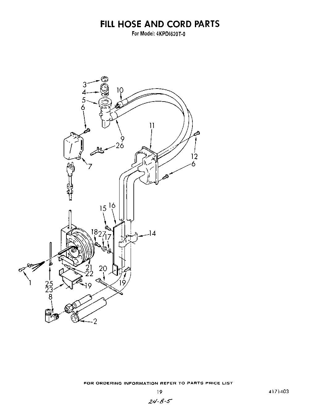 16 - FILL HOSE AND CORD