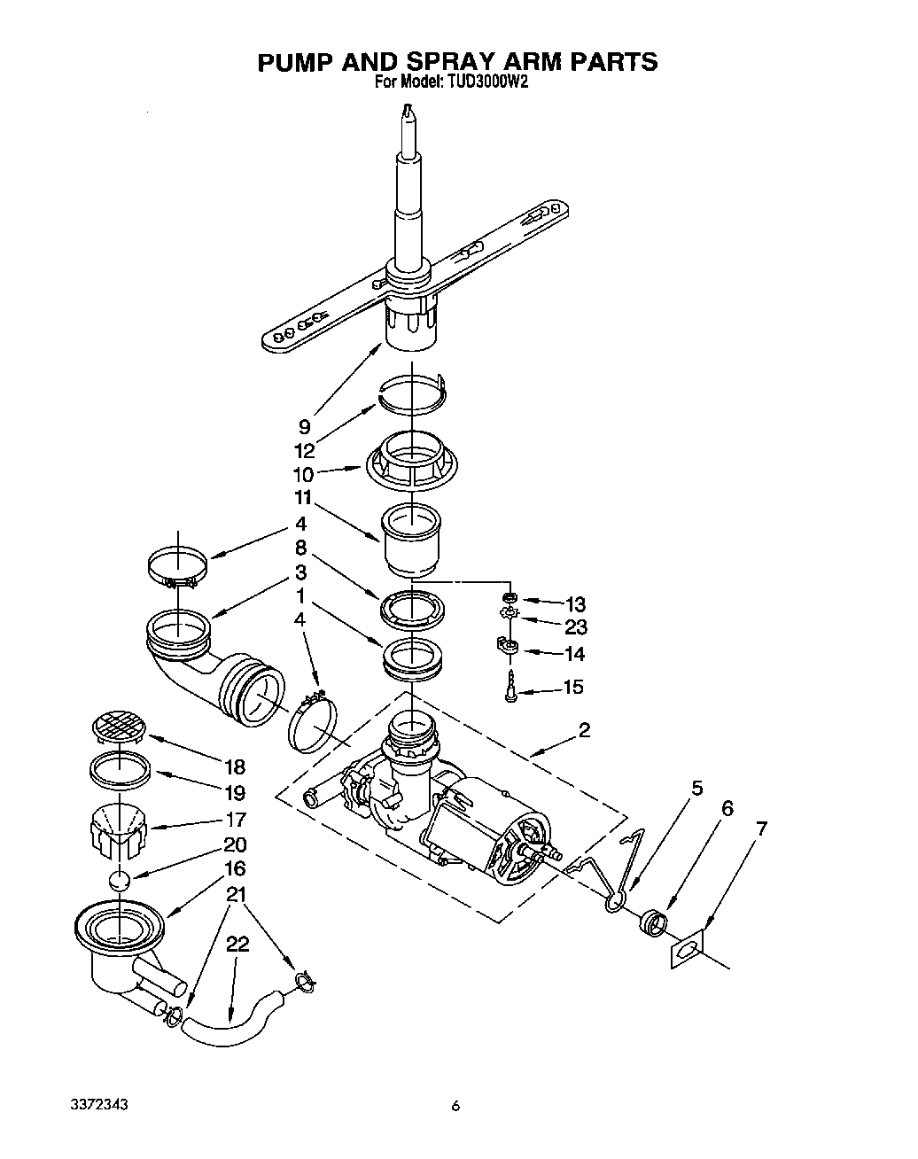 05 - PUMP AND SPRAY ARM