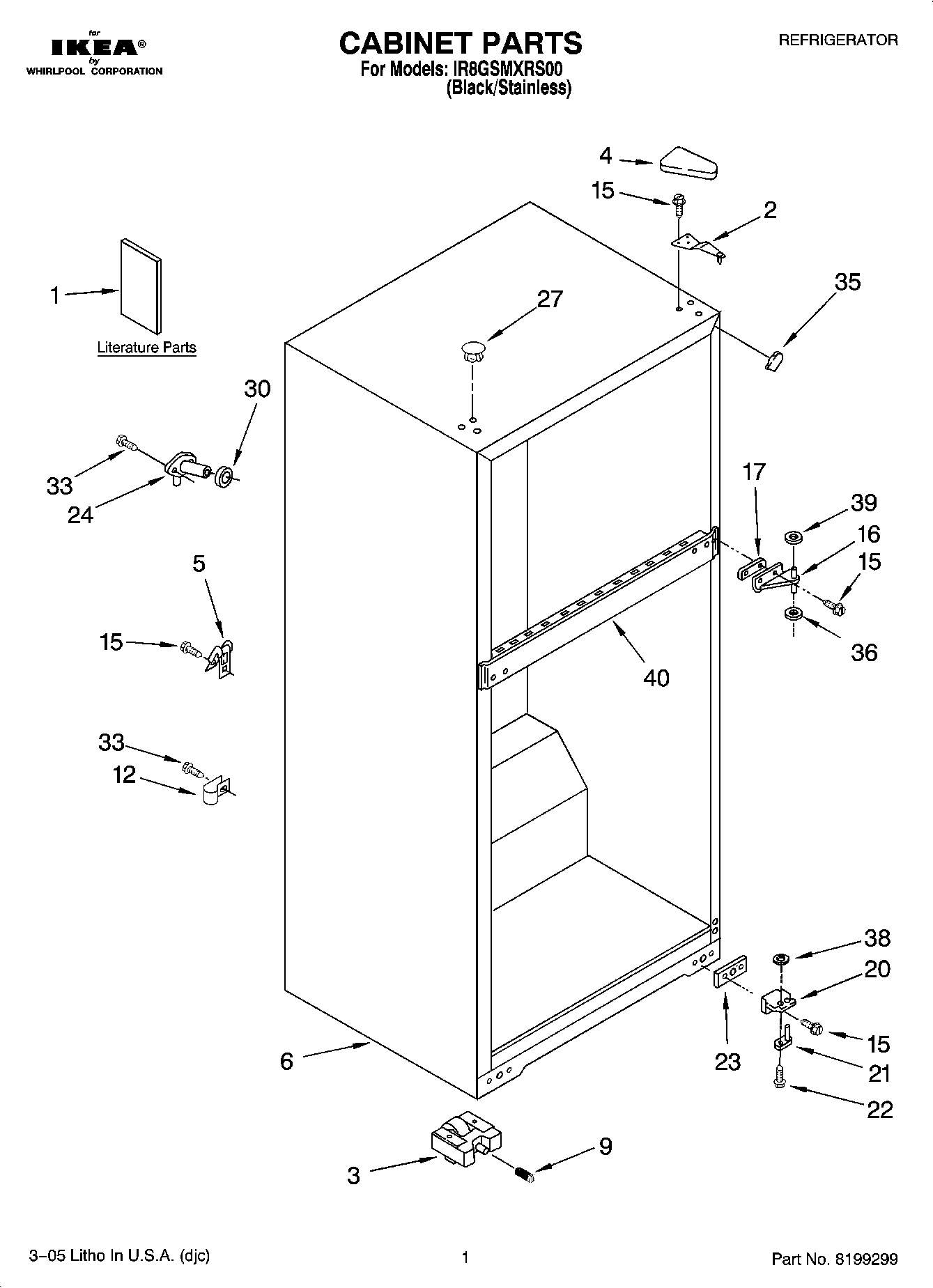 01 - CABINET PARTS