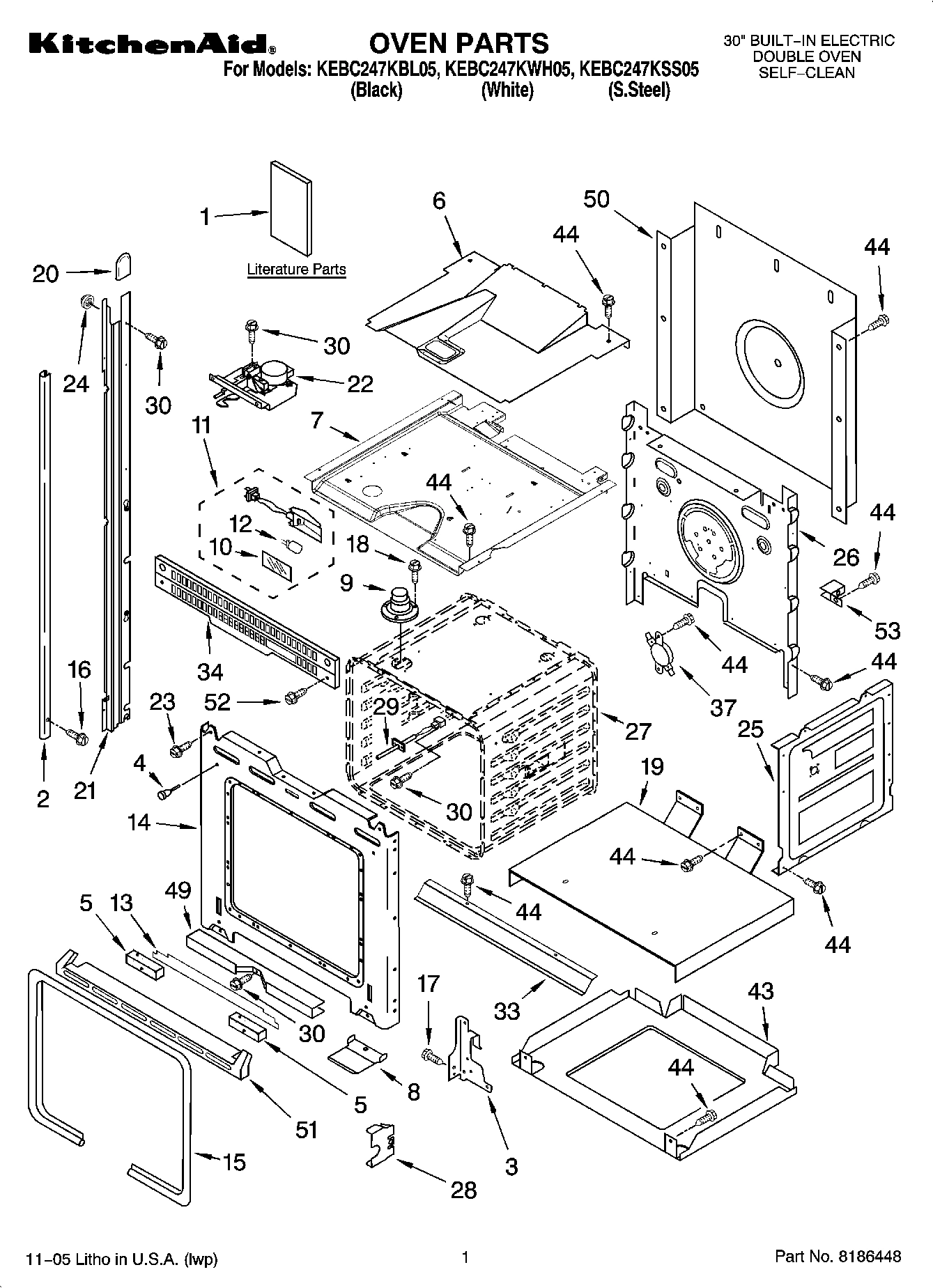 01 - OVEN PARTS