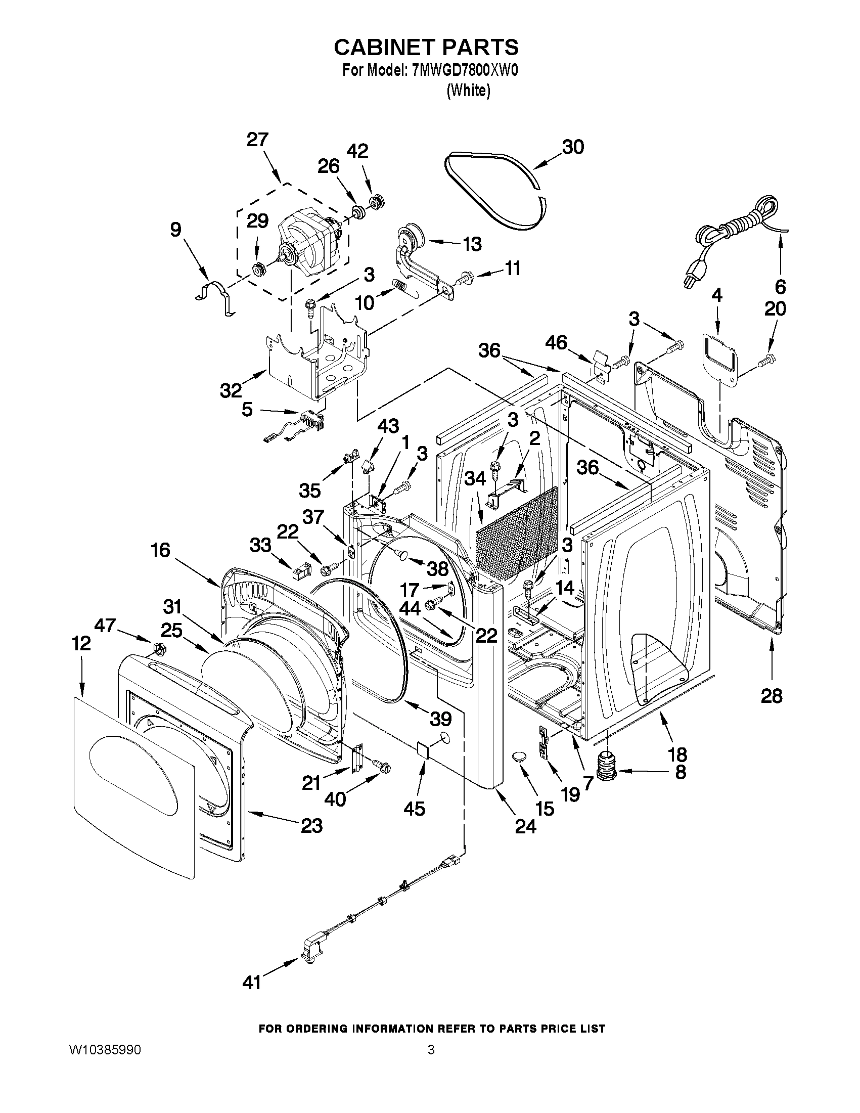 02 - CABINET PARTS