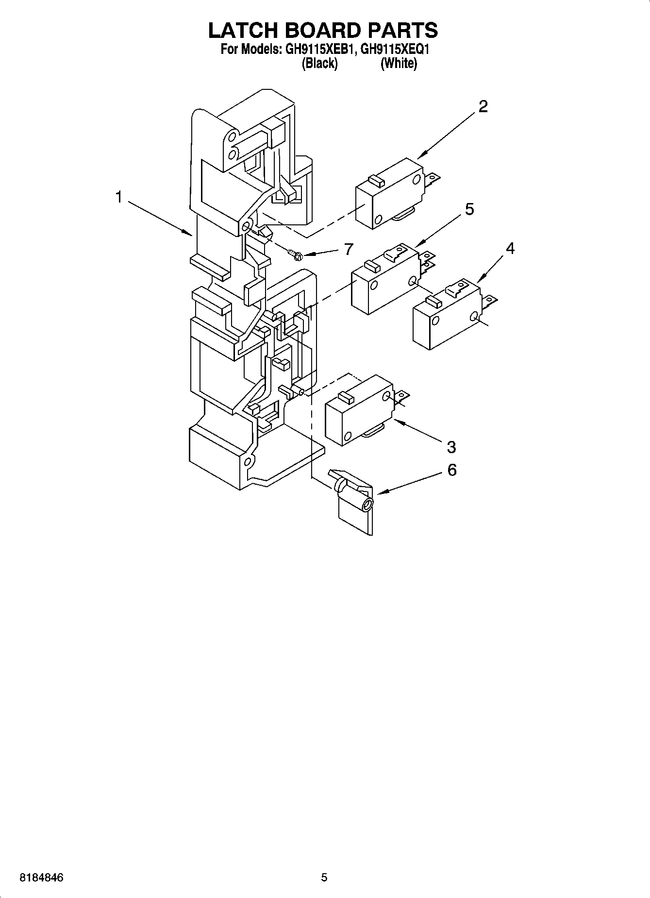 04 - LATCH BOARD PARTS