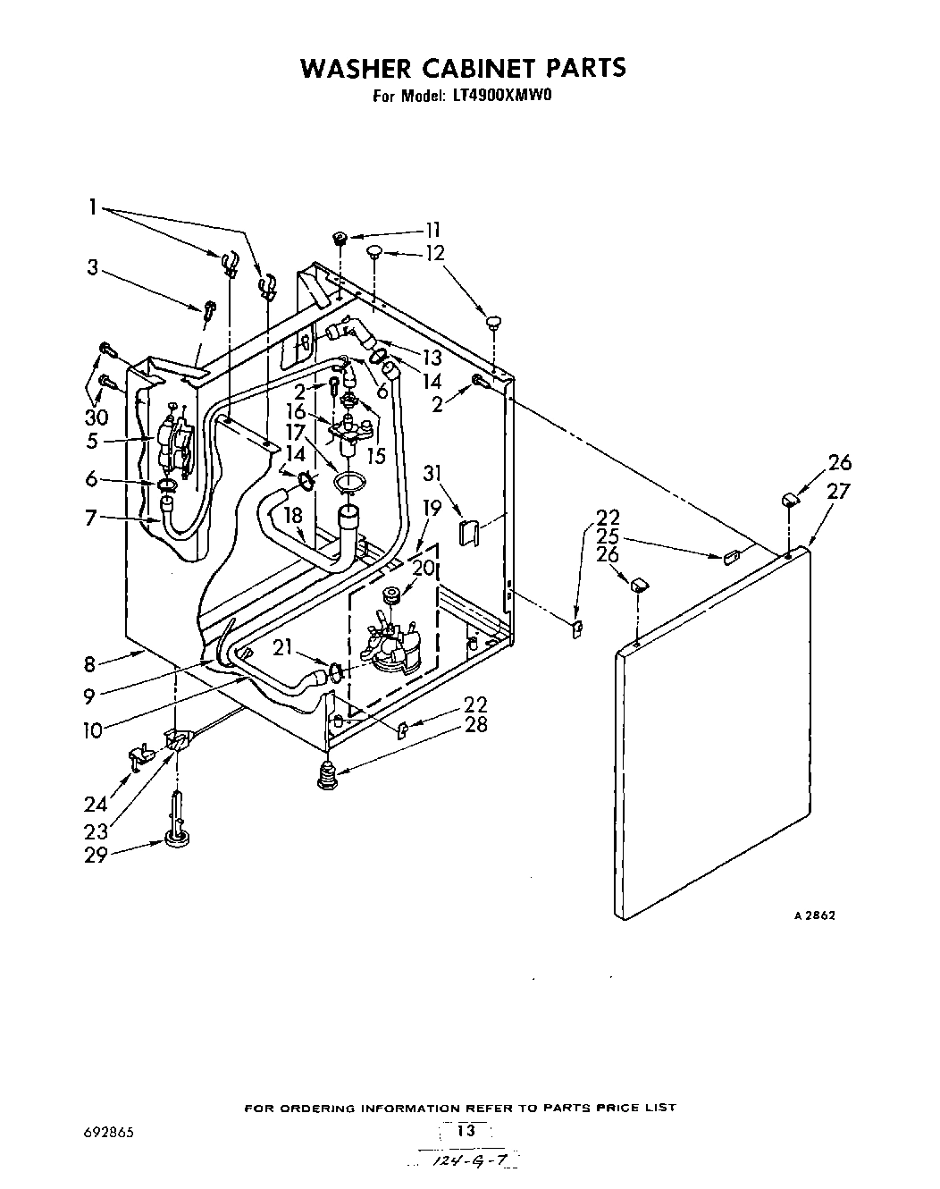 10 - WASHER CABINET