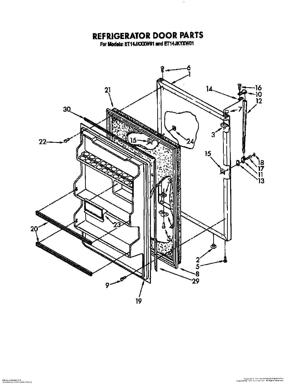 08 - REFRIGERATOR DOOR, LIT/OPTIONAL