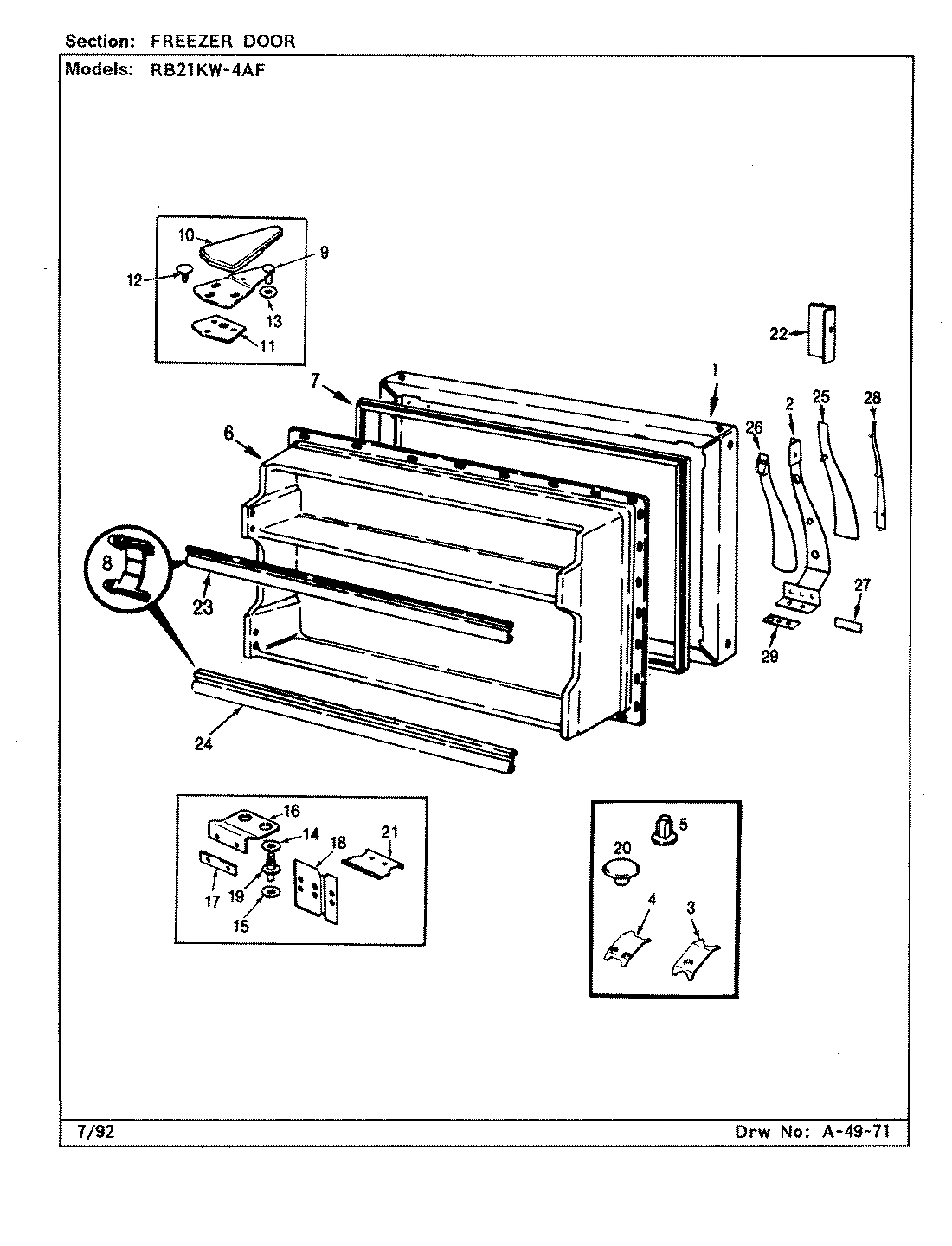 03 - FREEZER DOOR