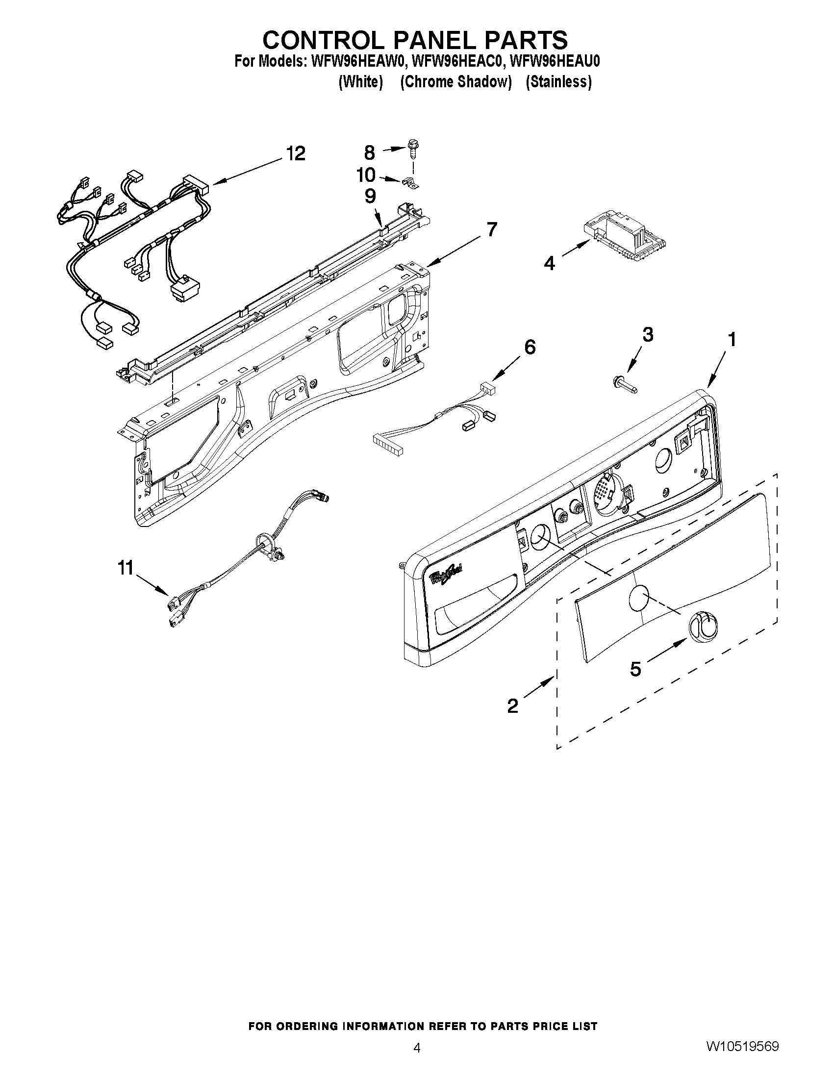 03 - CONTROL PANEL PARTS