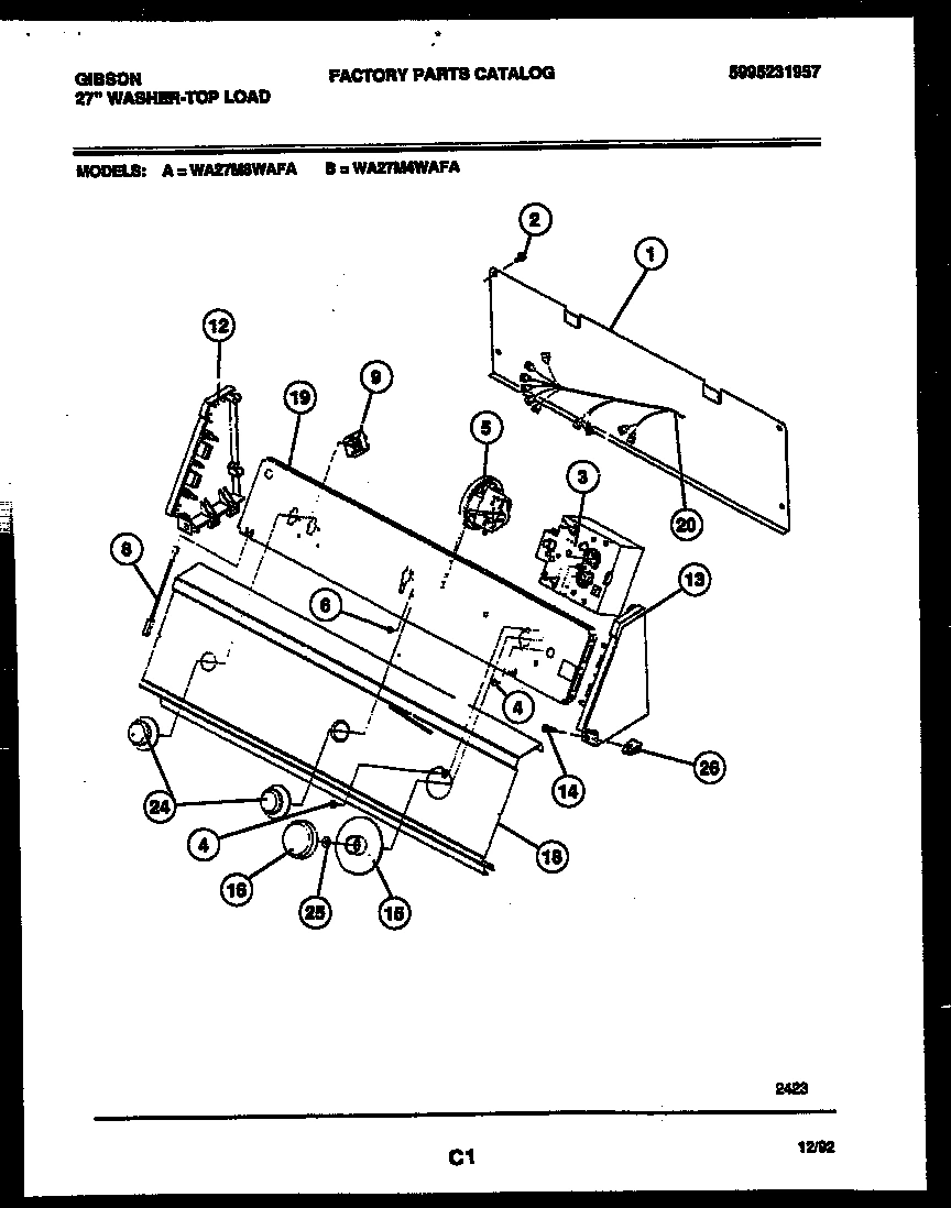 05 - CONSOLE AND CONTROL PARTS