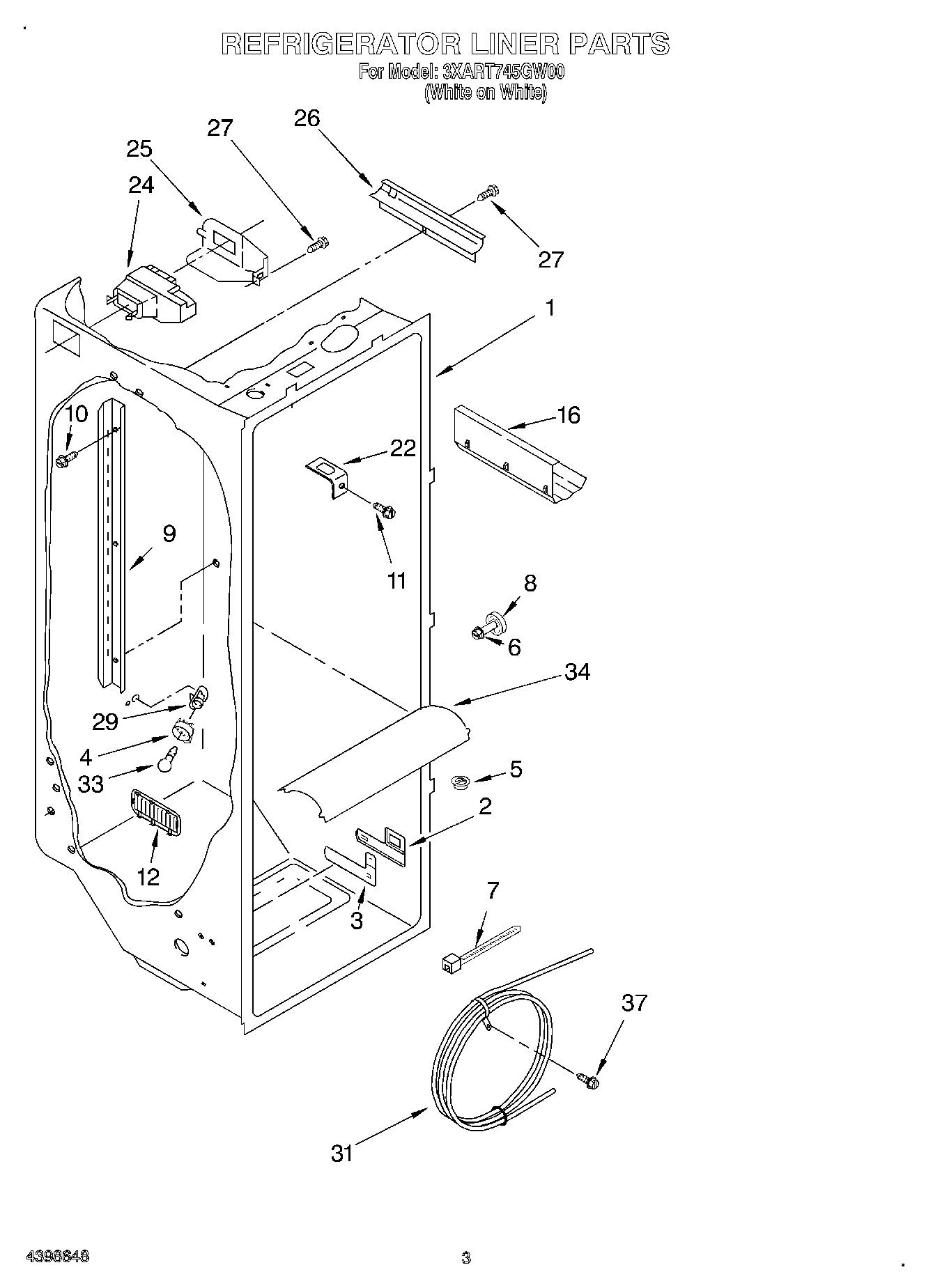 02 - REFRIGERATOR LINER