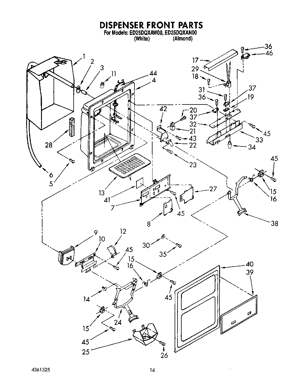09 - DISPENSER FRONT