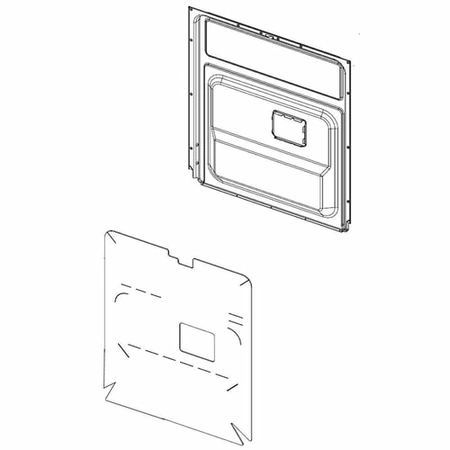 DD97-00608B Samsung Inner Dishwasher Door Ass