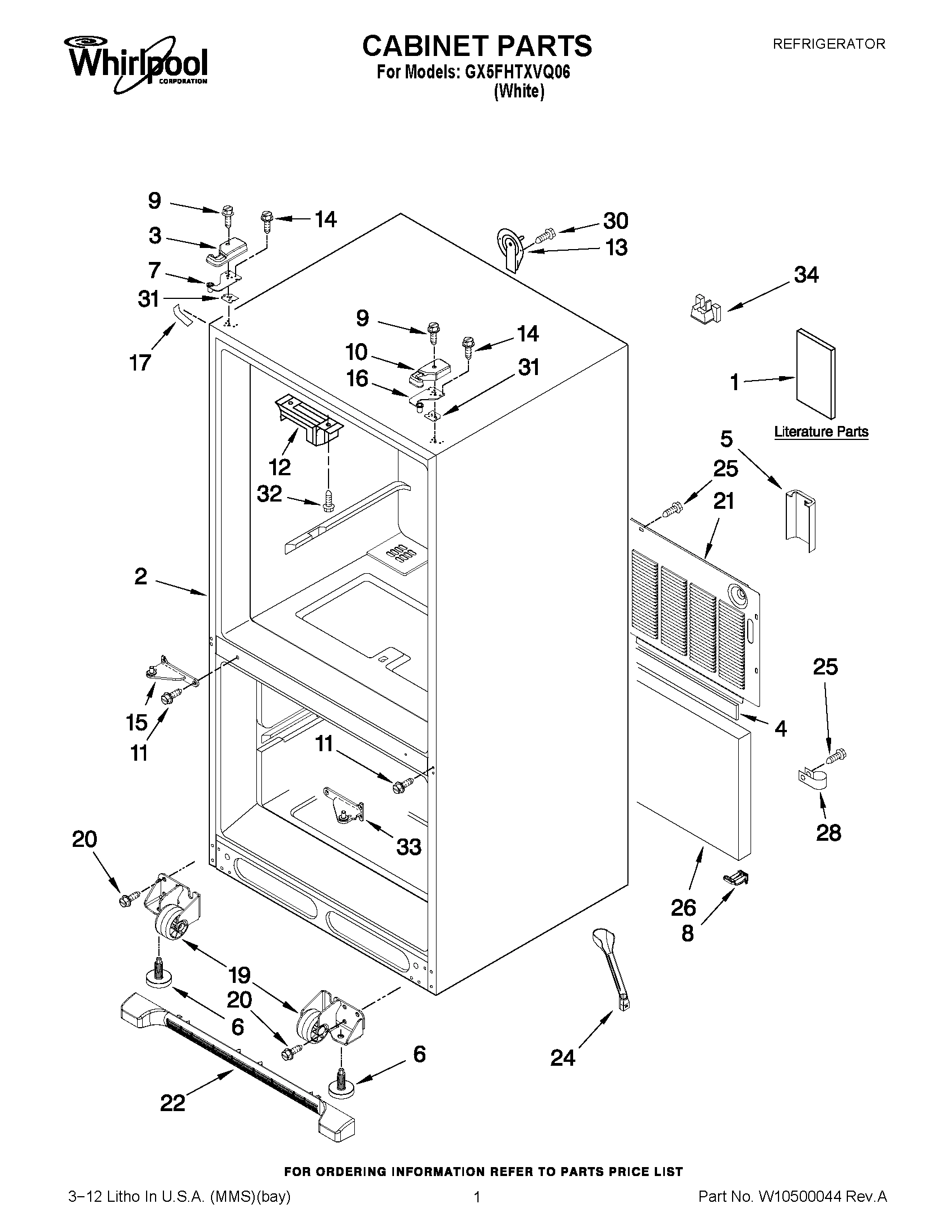 01 - CABINET PARTS