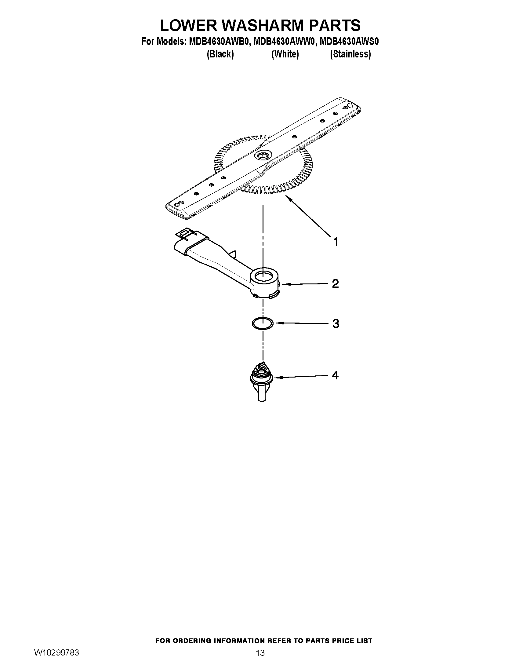 11 - LOWER WASHARM PARTS