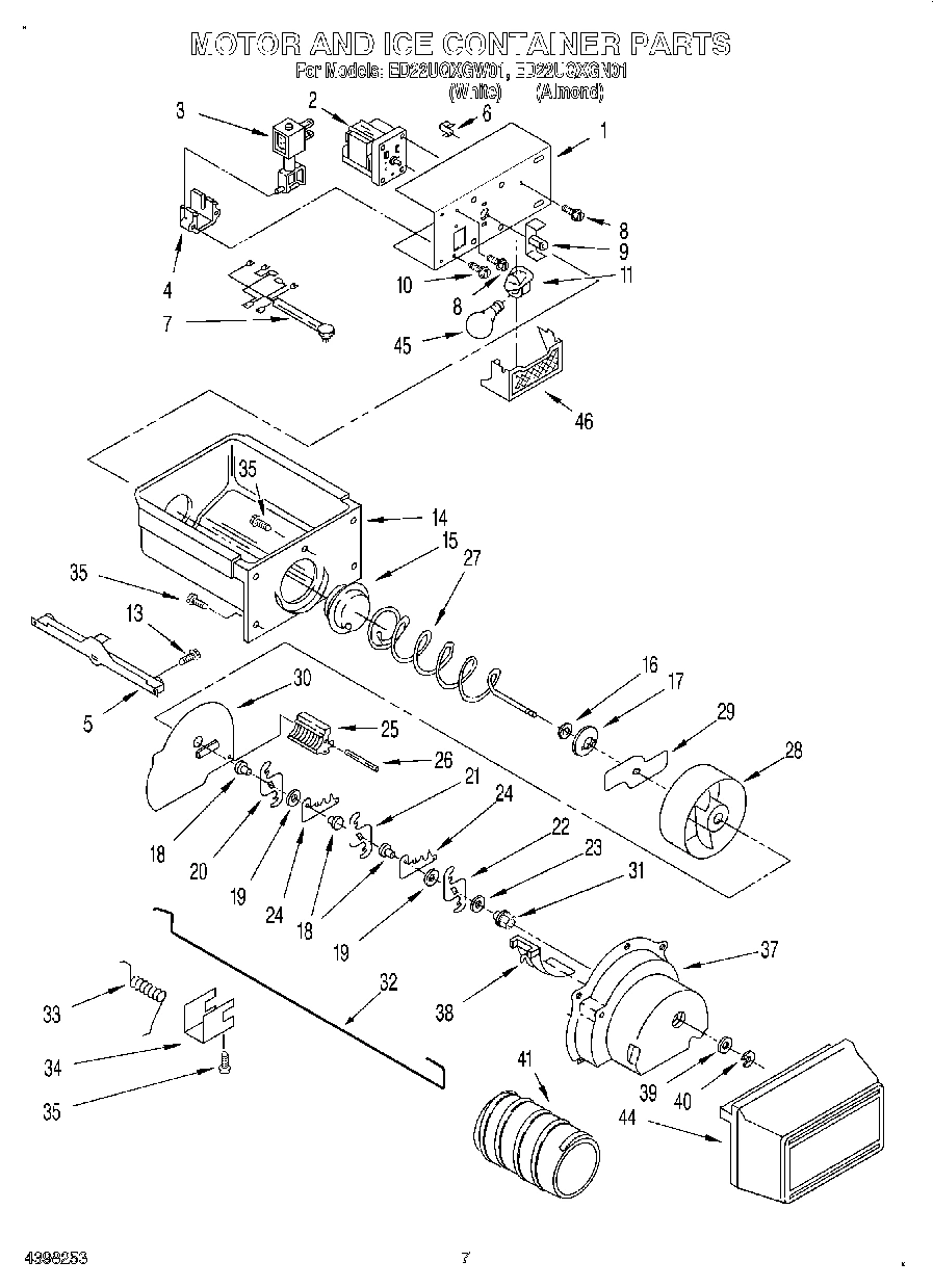 06 - MOTOR AND ICE CONTAINER