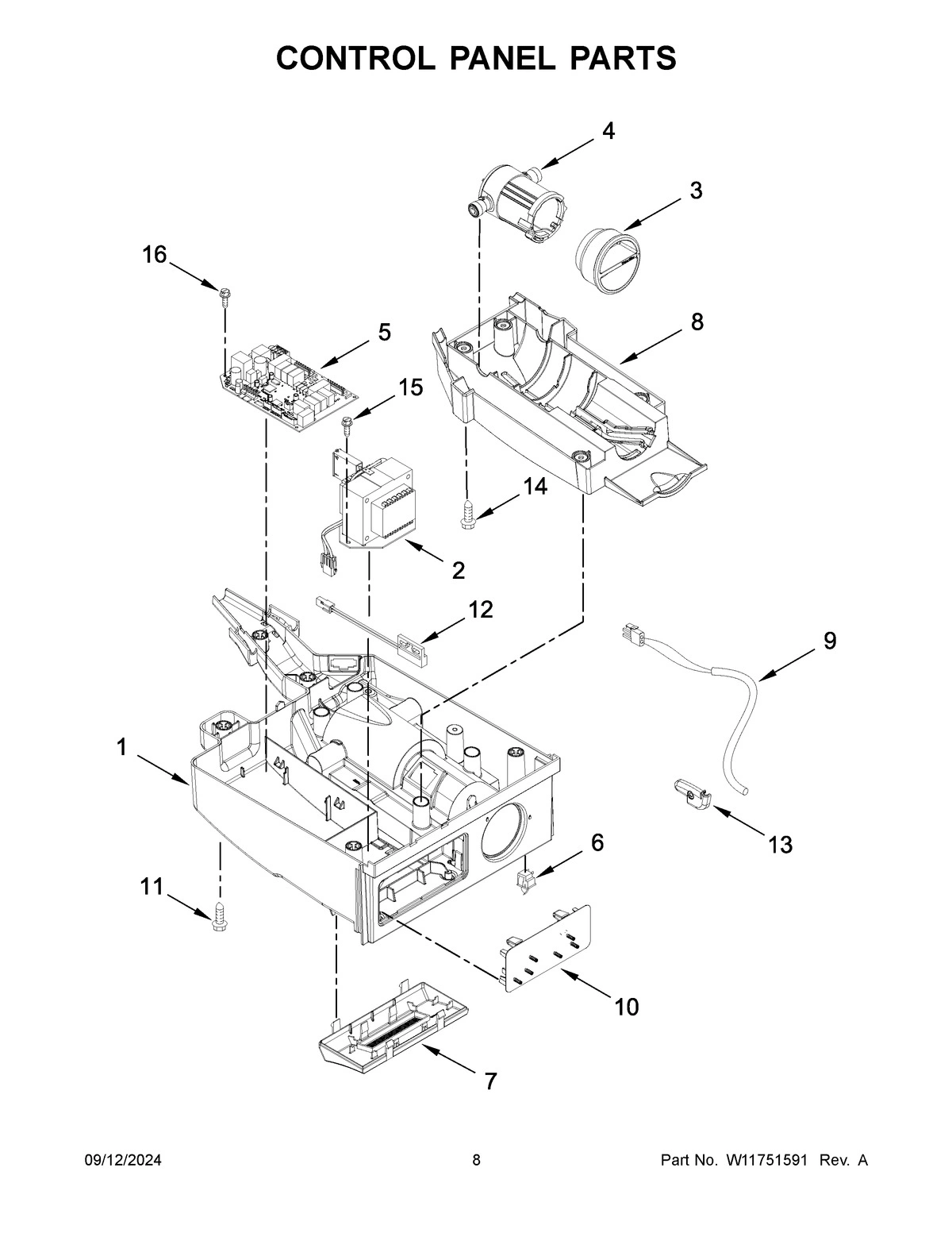 05 - CONTROL PANEL PARTS