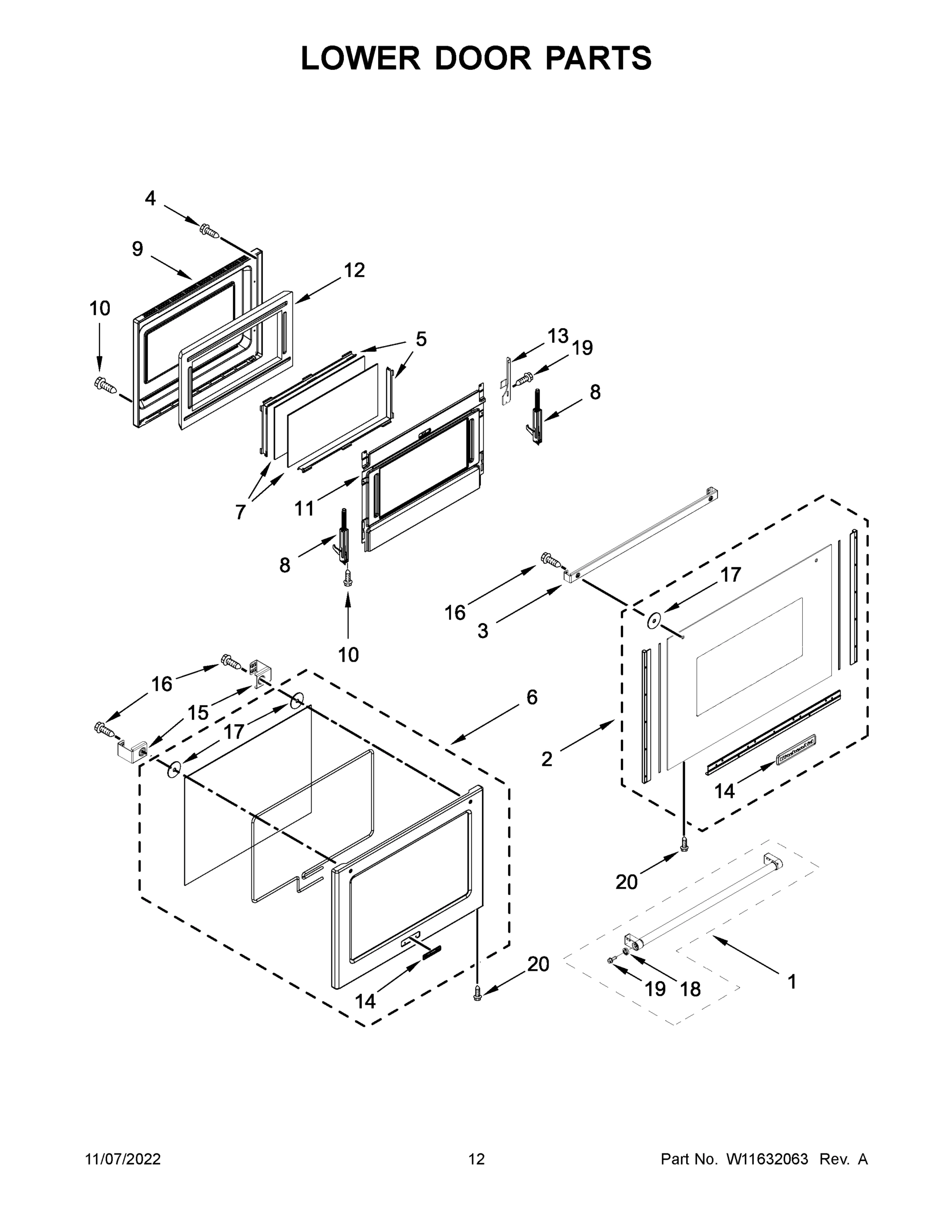 07 - LOWER DOOR PARTS
