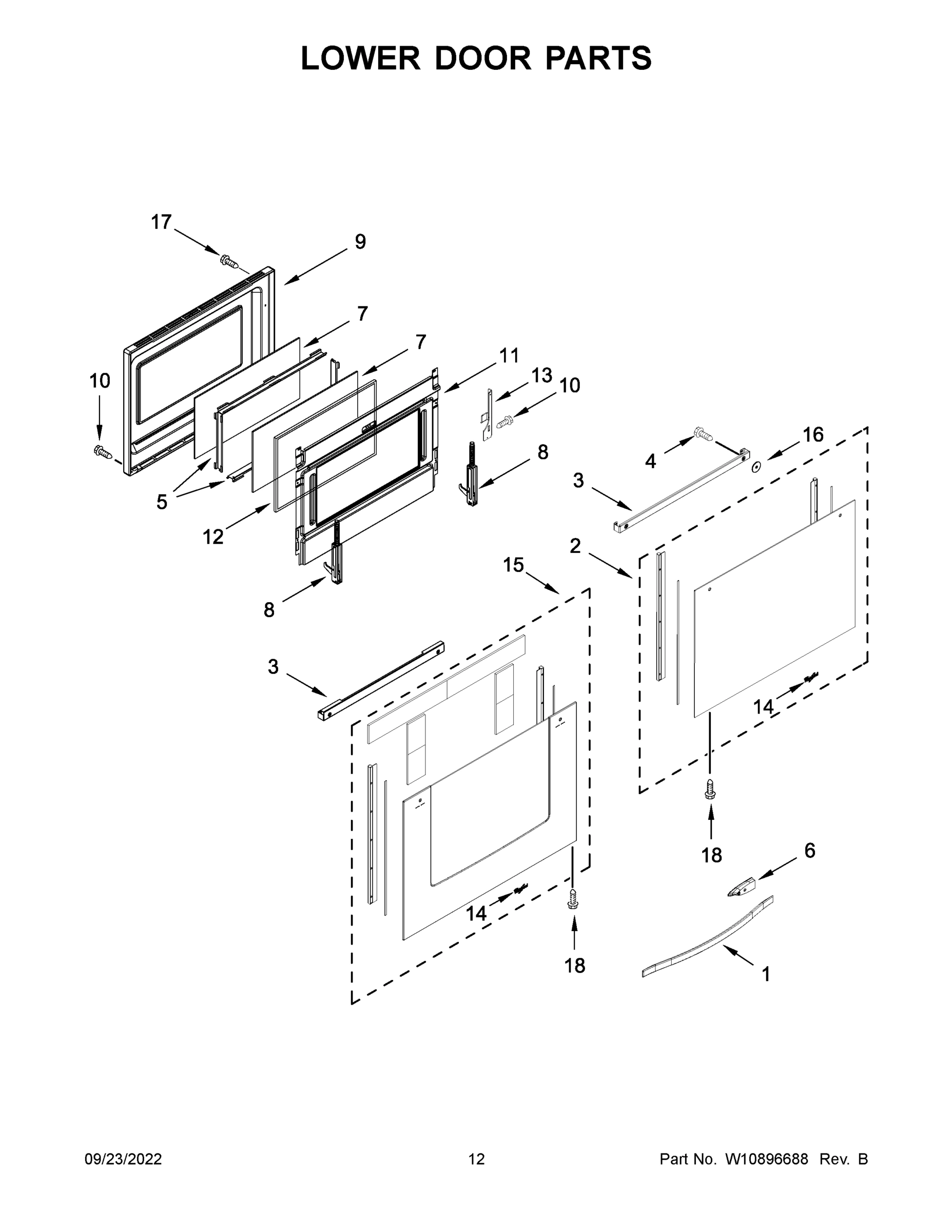 07 - LOWER DOOR PARTS
